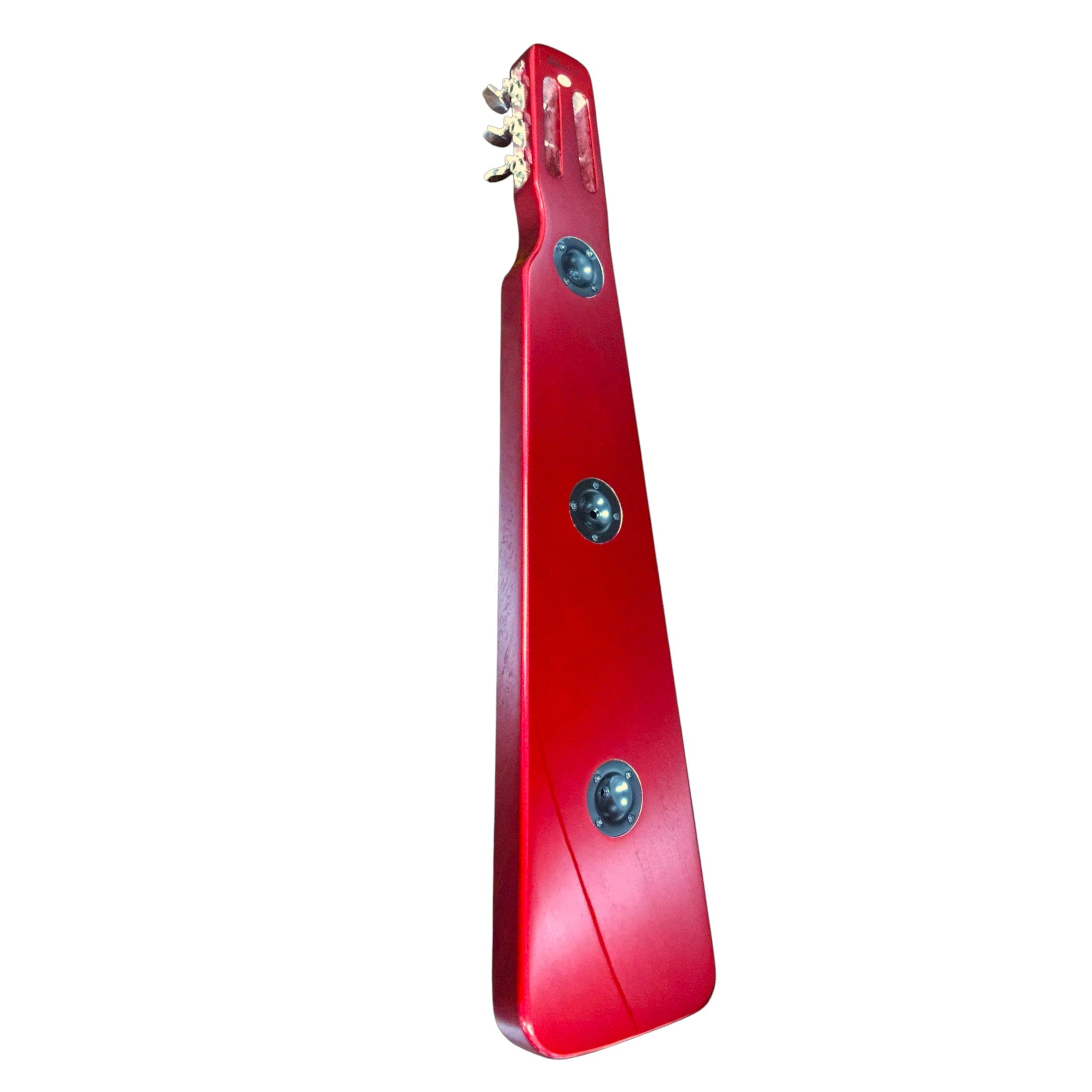 Haze HSLT1930 Metallic Red Lap Steel Electric Guitar + 10W Amp. (Optional)