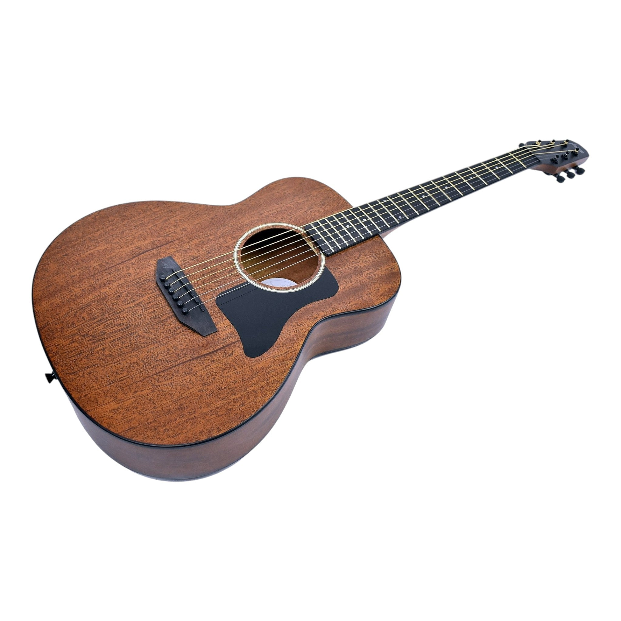Haze HSTML 34"/36" Traveler Arched-Back Thin-V Neck Acoustic Guitar - Natural