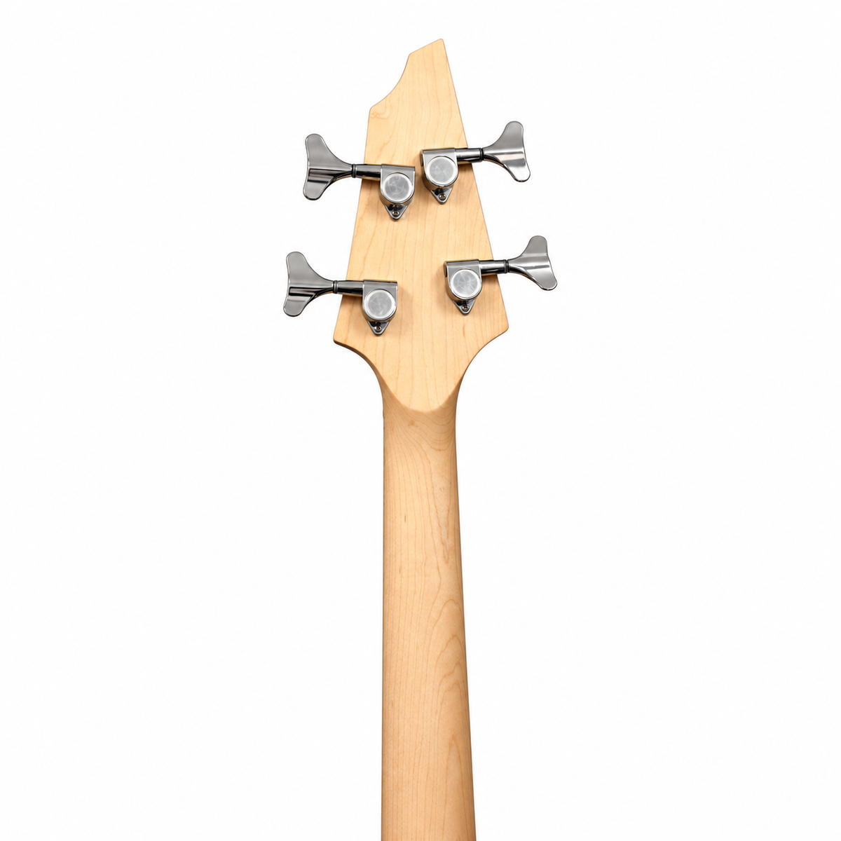Haze Single-Coil Solid White Poplar Hybrid Electric Bass Guitar - Blue HYBRID4PJ