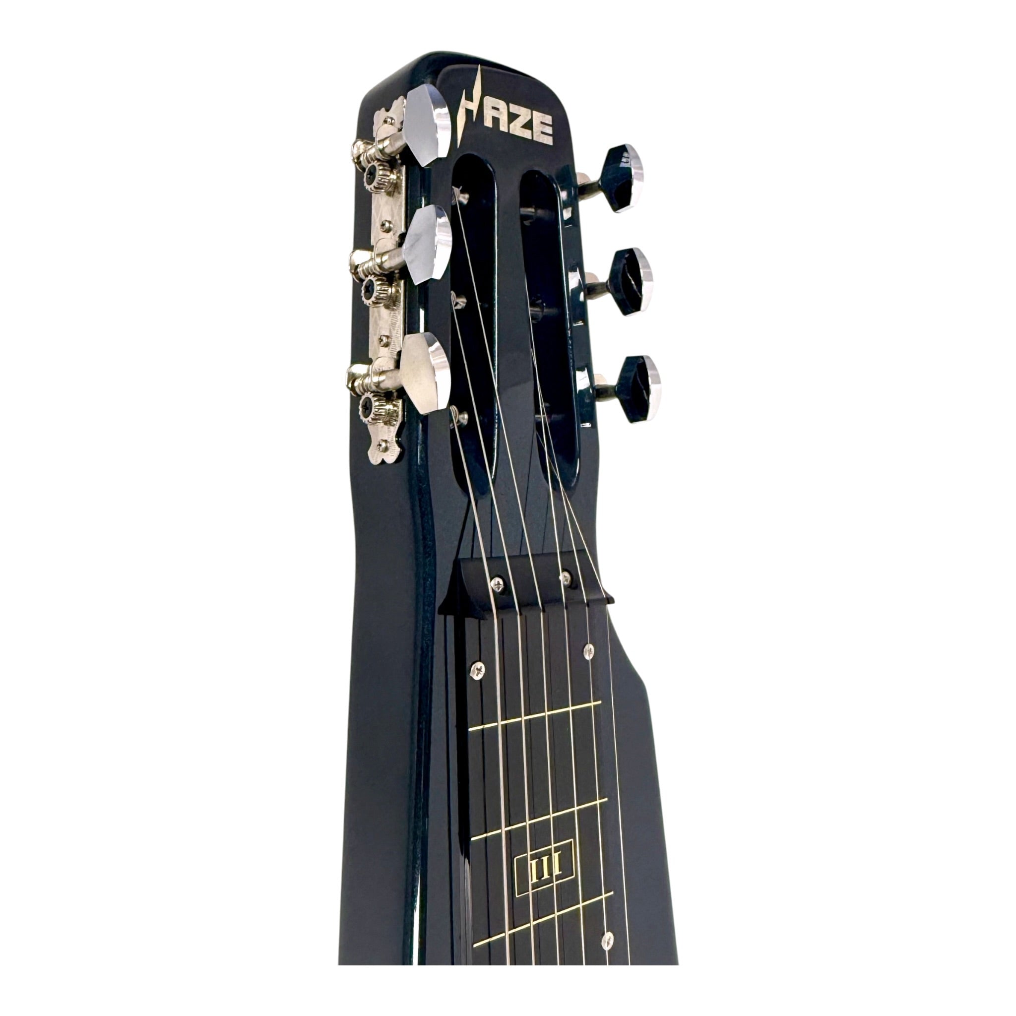 Haze LT30MBL Metallic Deep Teal Lap Steel Electric Guitar + 10W Amp. (Optional)