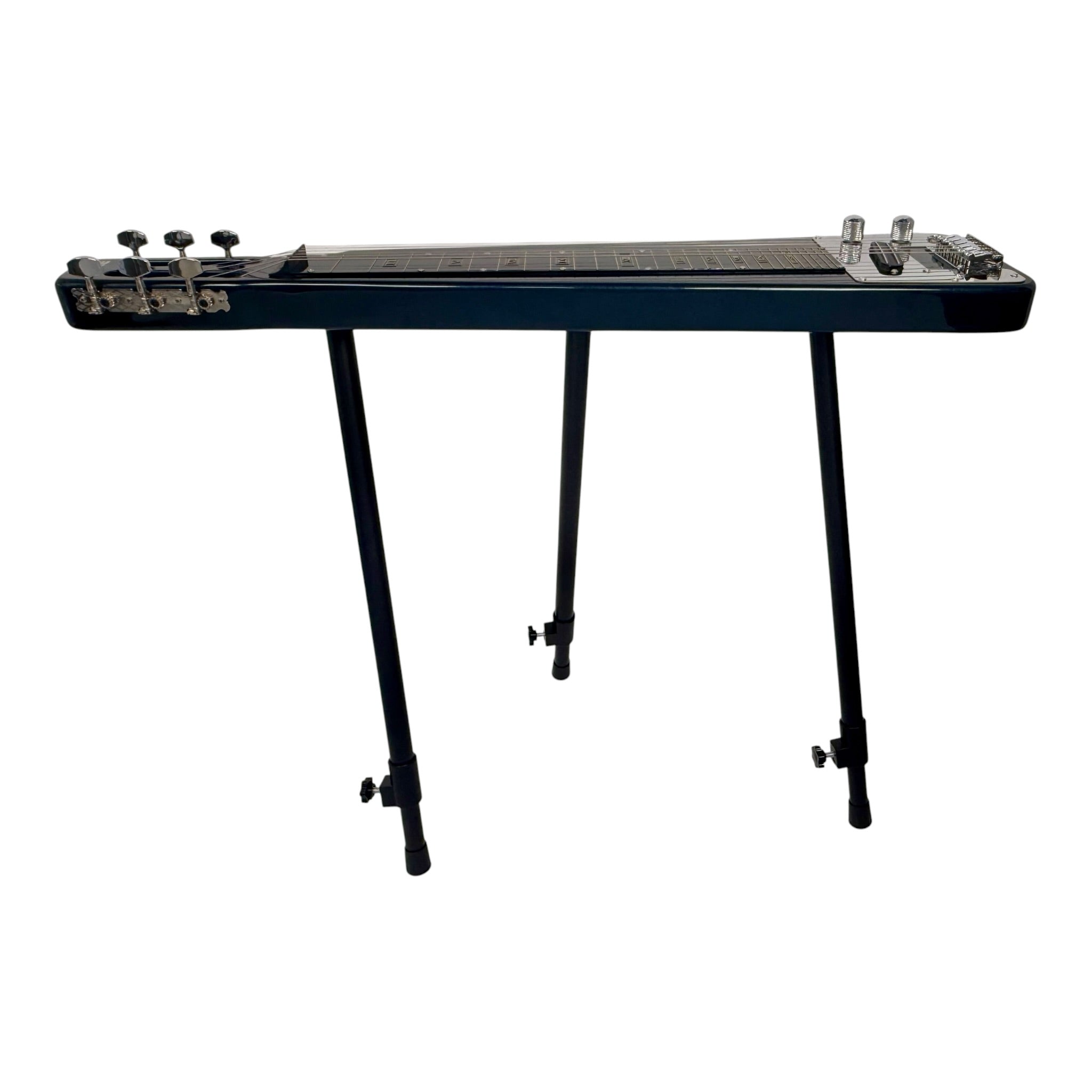 Haze LT30MBL Metallic Deep Teal Lap Steel Electric Guitar + 10W Amp. (Optional)