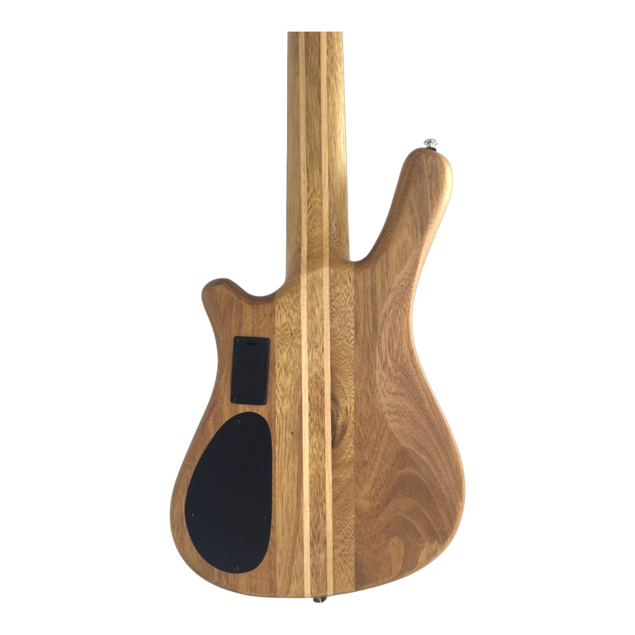 Haze 5-String Active Humbucker Padauk Wood WR Electric Bass Guitar - Natural SBG368N