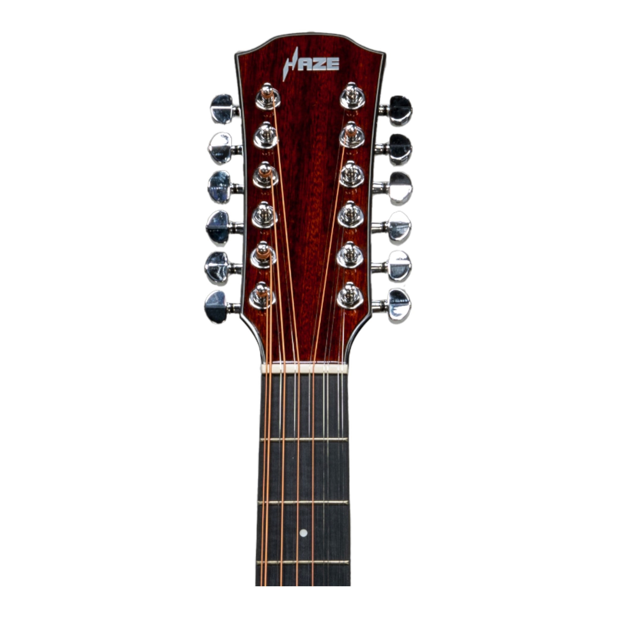 Haze SDG82712CEQN 12-String Acoustic-Electric Guitar with Height Adjustable Saddle - Natural