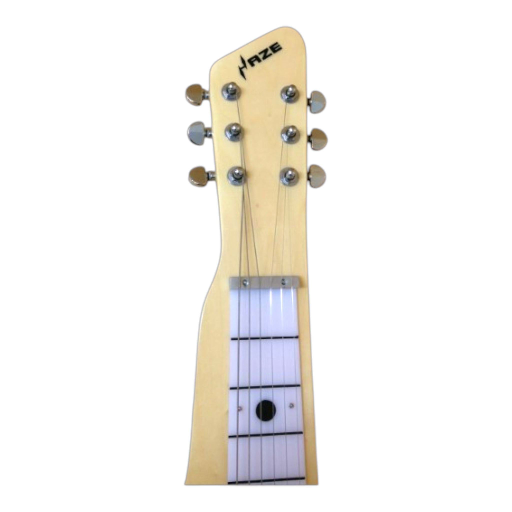 Haze SEG217N Natural Lap Steel Electric Guitar with Split Coil and Humbuckers