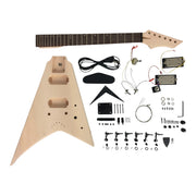SFV50MDIY Solid Mahogany Body Electric Guitar DIY Kit, No-Soldering, H-H