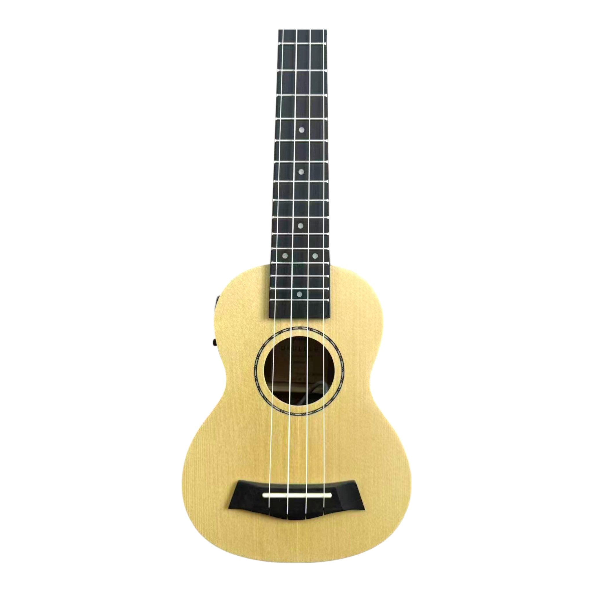 (PREORDER: ETA MID-MARCH 2026) Haze UK120 Spruce Top Acoustic-Electric 21" Soprano Ukulele in Natural Matte - UK12021EQ