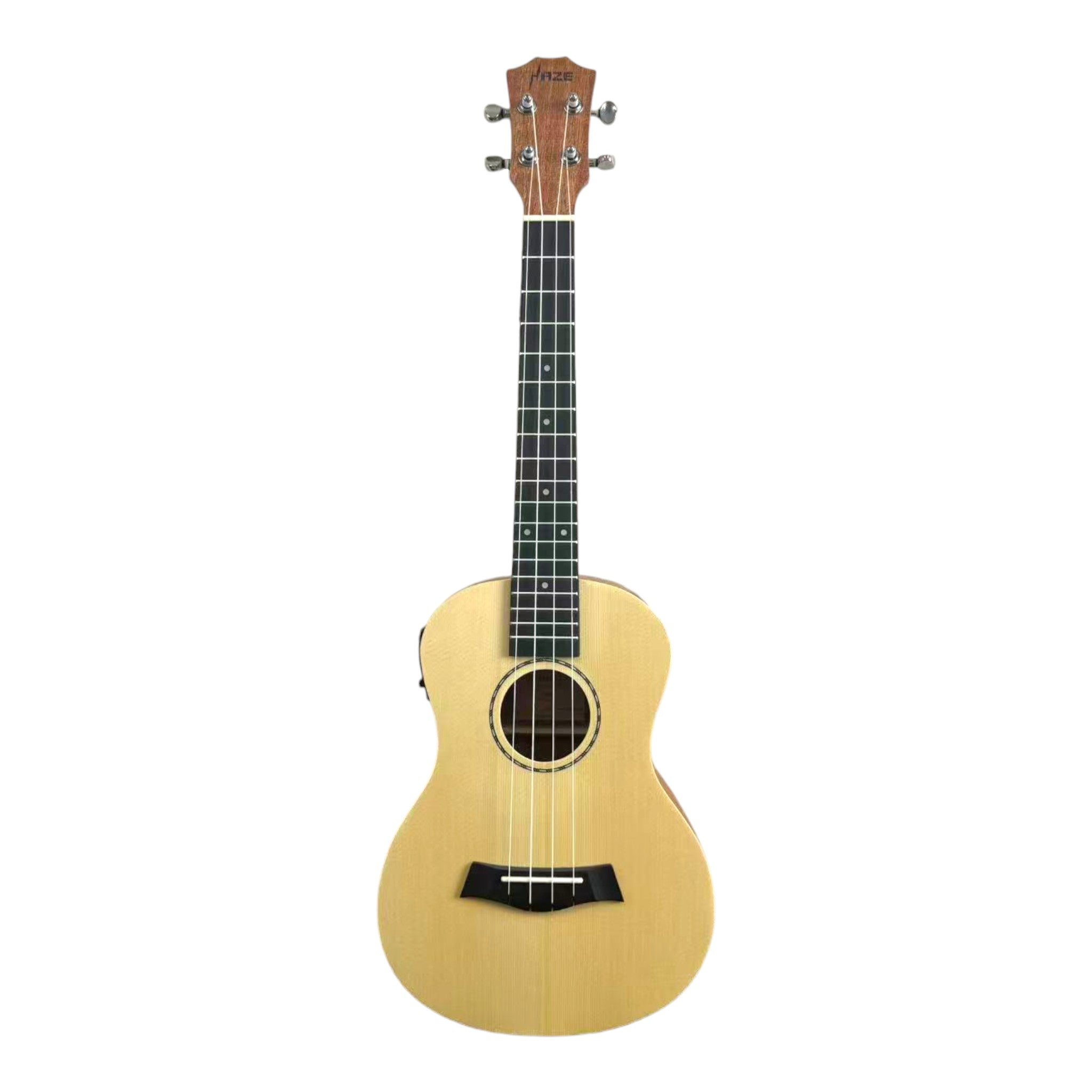 (PREORDER: ETA MID-MARCH 2026) Haze UK120 Spruce Top Acoustic-Electric 21" Soprano Ukulele in Natural Matte - UK12021EQ