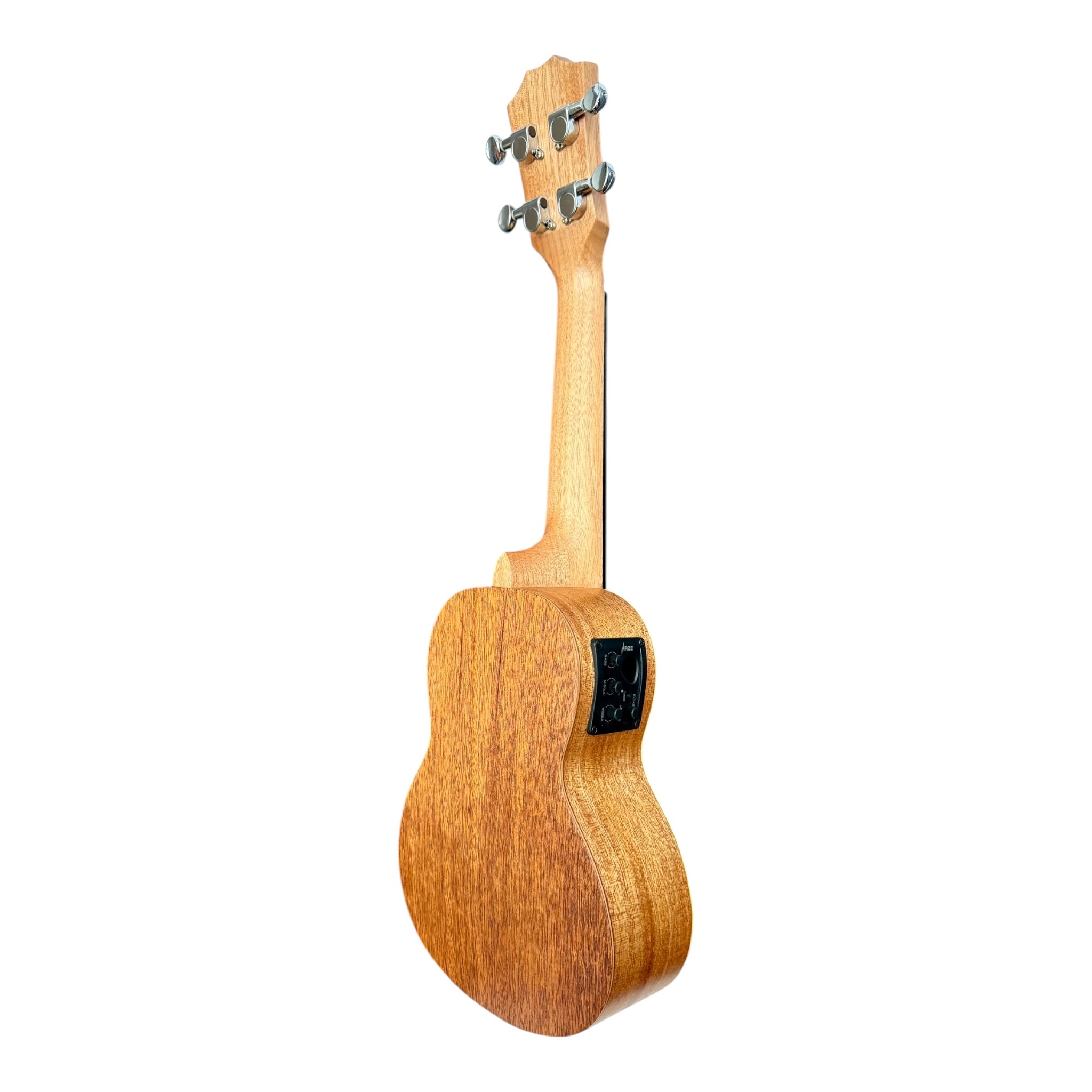 Haze UK120 Spruce Top Acoustic-Electric 21" Soprano Ukulele in Natural Matte - UK12021EQ