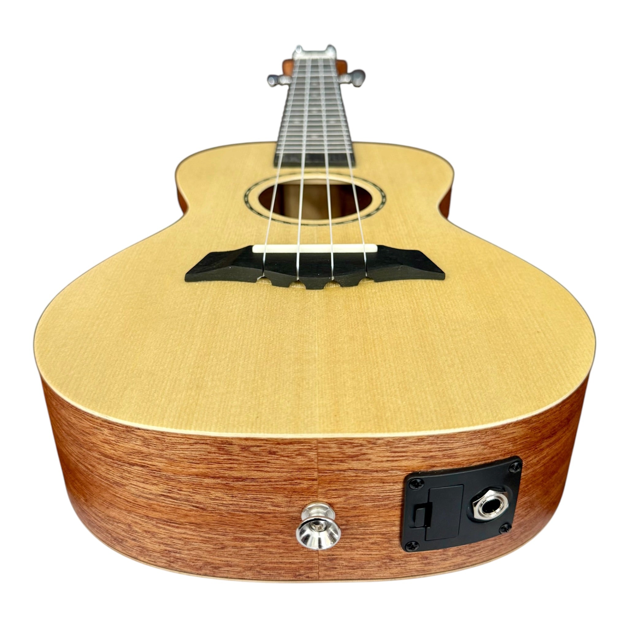 Haze UK120 Spruce Top Acoustic-Electric 23" Concert Ukulele in Natural Matte - UK12023EQ