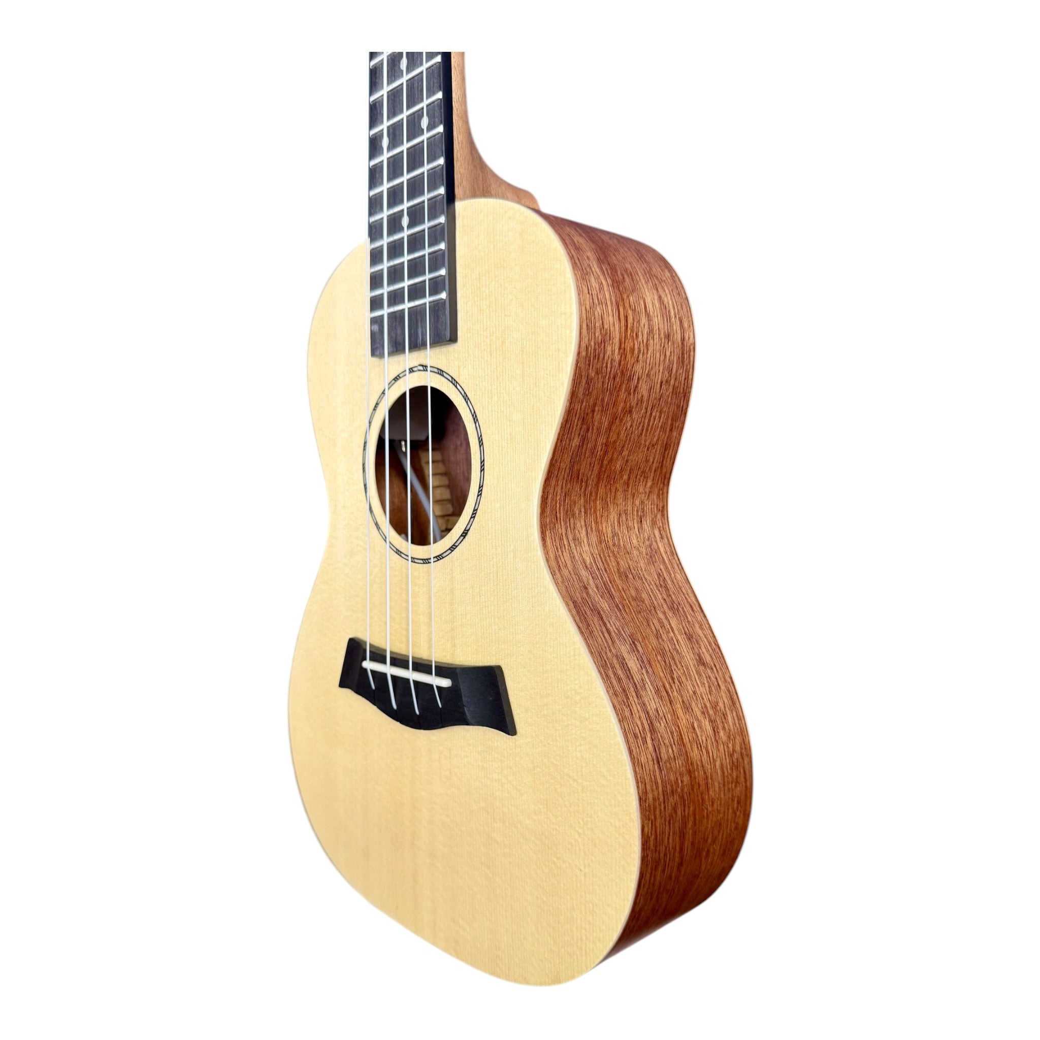 Haze UK120 Spruce Top Acoustic-Electric 23" Concert Ukulele in Natural Matte - UK12023EQ