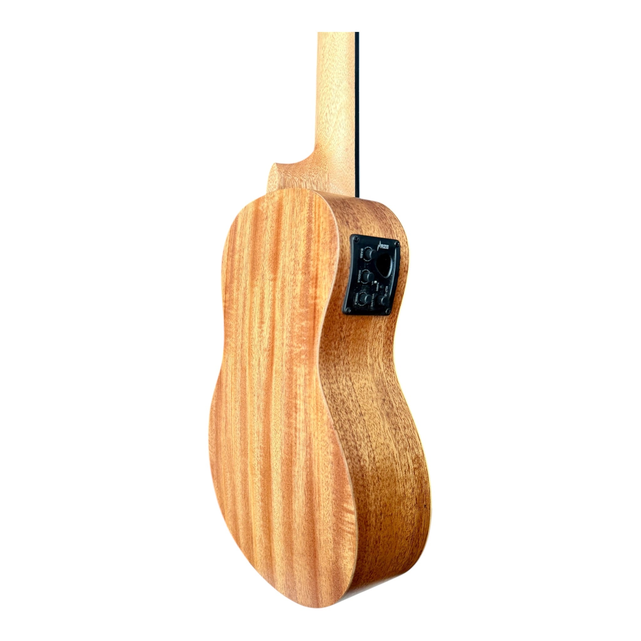 Haze UK120 Spruce Top Acoustic-Electric 26" Tenor Ukulele in Natural Matte - UK12026EQ