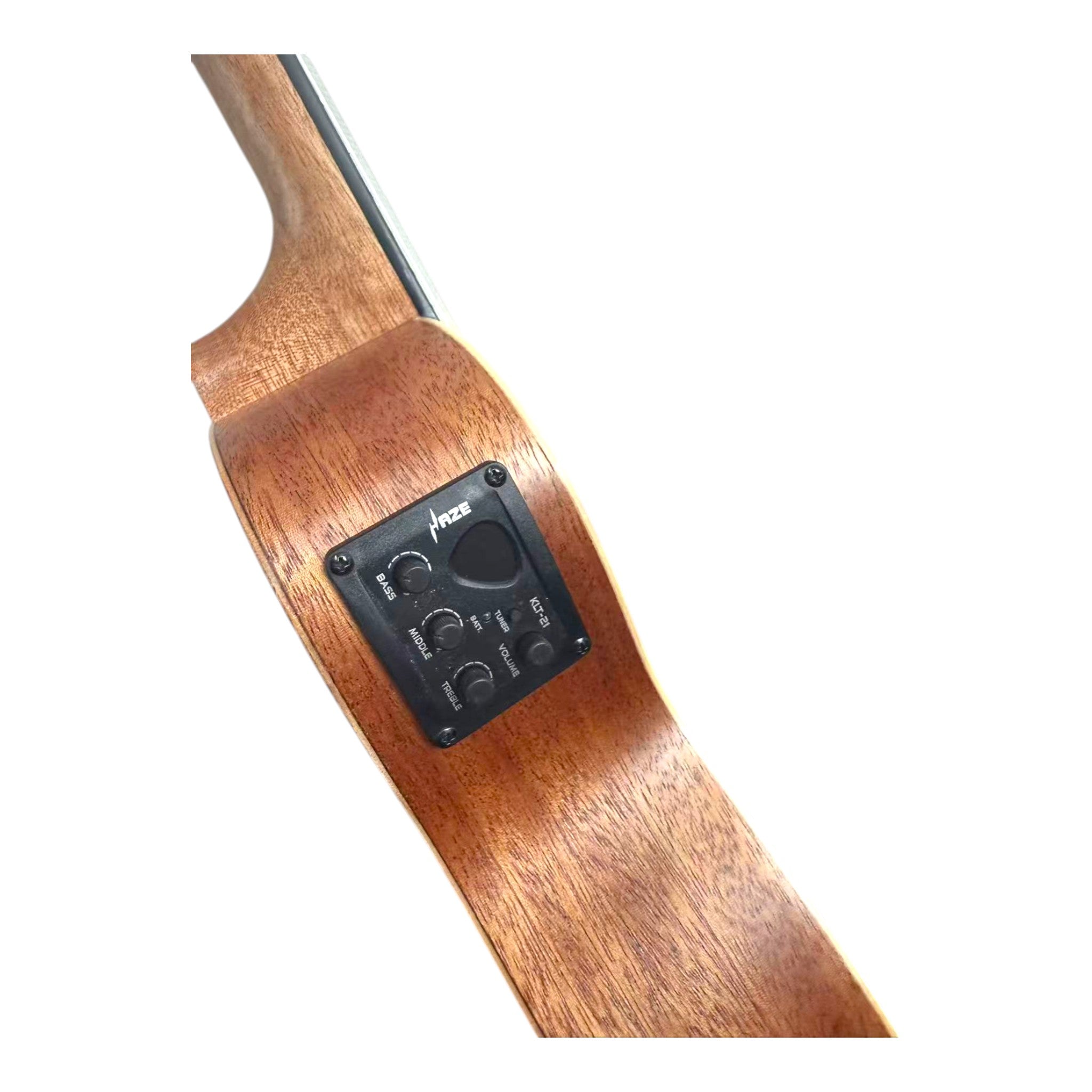 (PREORDER: ETA MID-MARCH 2026) Haze UK120 Spruce Top Acoustic-Electric 26" Tenor Ukulele in Natural Matte - UK12026EQ