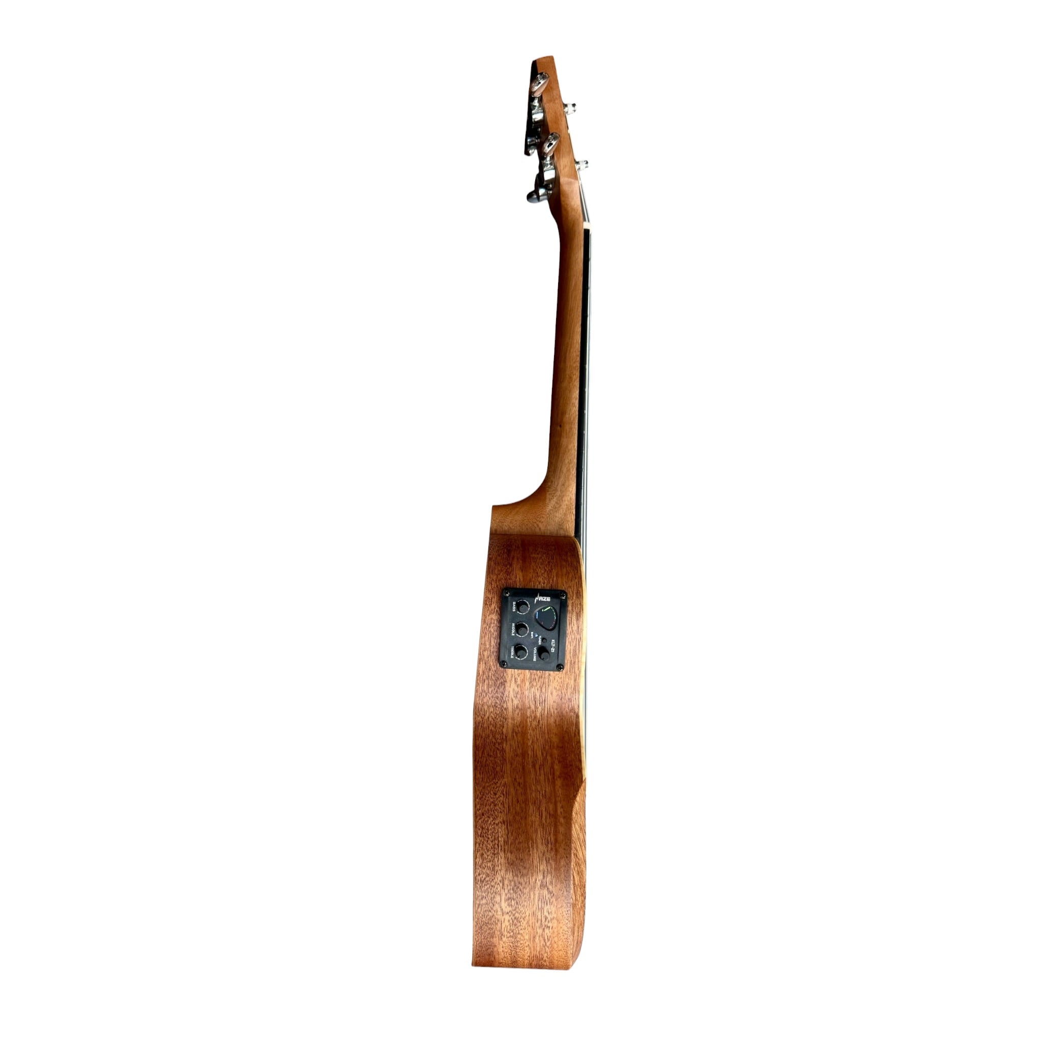Haze UK450 Solid Spruce Top Acoustic-Electric 23" Concert Ukulele with Bevelled Armrest - UK45023EQ