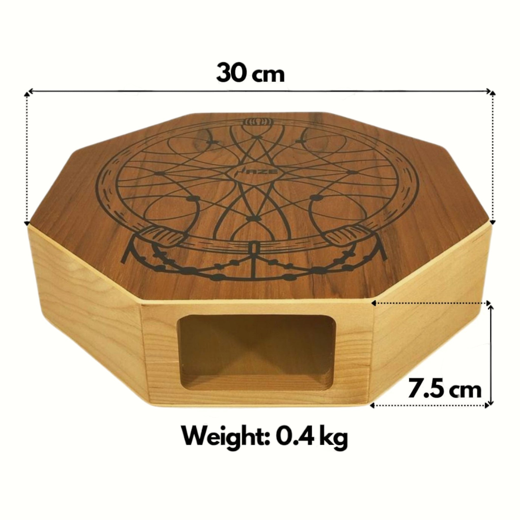 Haze Birch Travel Cajon – Natural W309