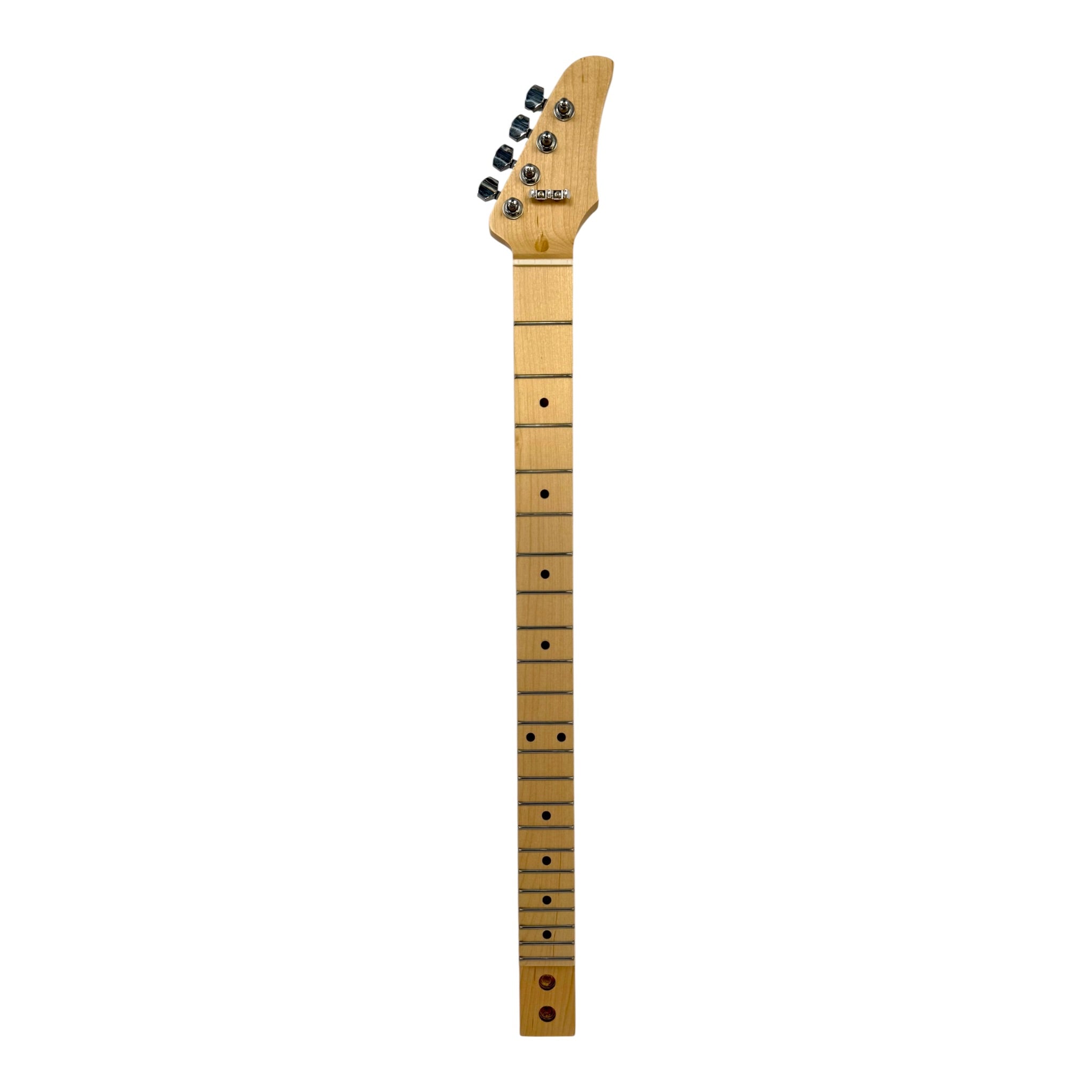 Haze "Blues" Mahogany Body 4-String Electric Cigar Box Guitar Complete DIY Kit - Passive Single Coil Pickup - X4