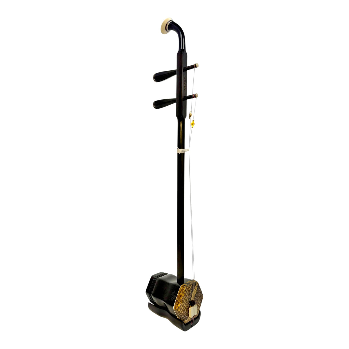 Hua Yin 华音 HY132 “Midnight Crescent” Ebony Erhu - Premium Travel Hard Case - Intermediate Series