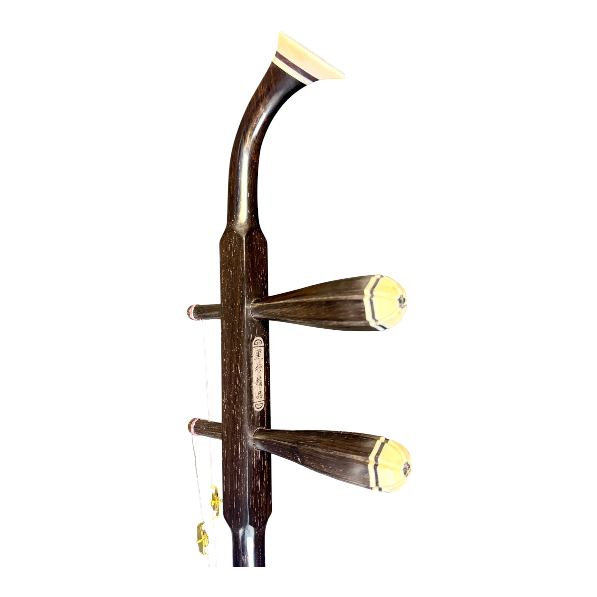 Hua Yin 华音 HY132 “Midnight Crescent” Ebony Erhu - Premium Travel Hard Case - Intermediate Series