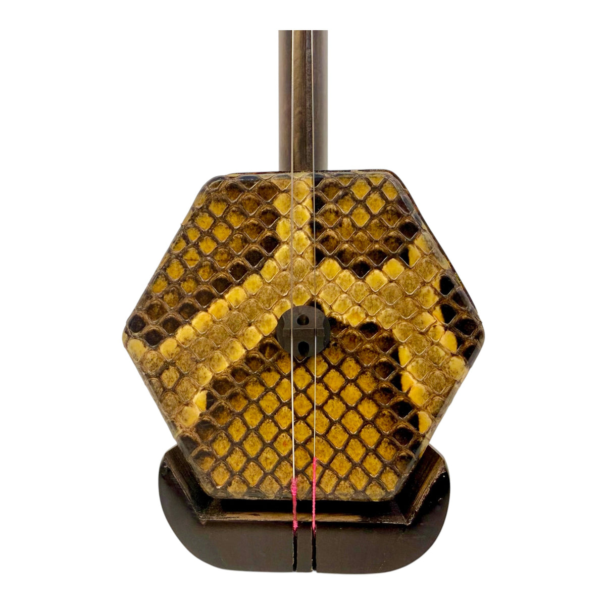 Hua Yin 华音 HY132G6 “Moon Crescent” Cheng Guibao Erhu with Dark Coffee Finish - Premium Travel Hard Case - Intermediate Series