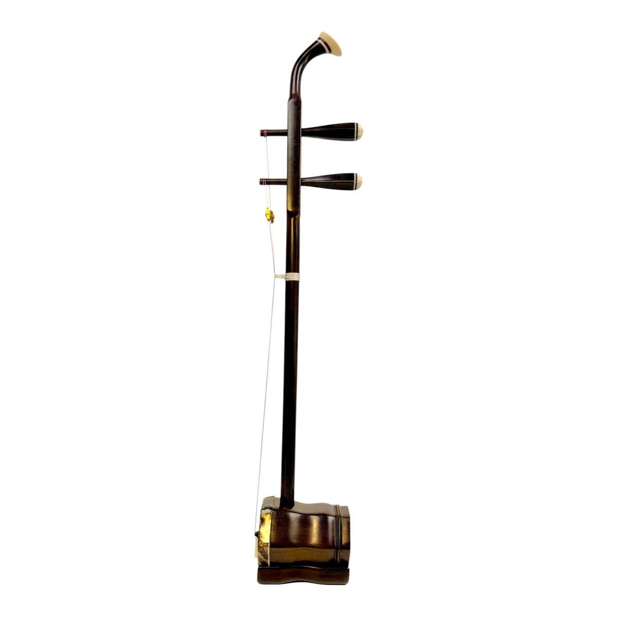 Hua Yin 华音 HY132G6 “Moon Crescent” Cheng Guibao Erhu with Dark Coffee Finish - Premium Travel Hard Case - Intermediate Series