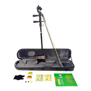 Hua Yin 华音 HY132L1 "Blossom Dragon" Ebony Erhu - Premium Travel Hard Case - Professional Series (Copy)