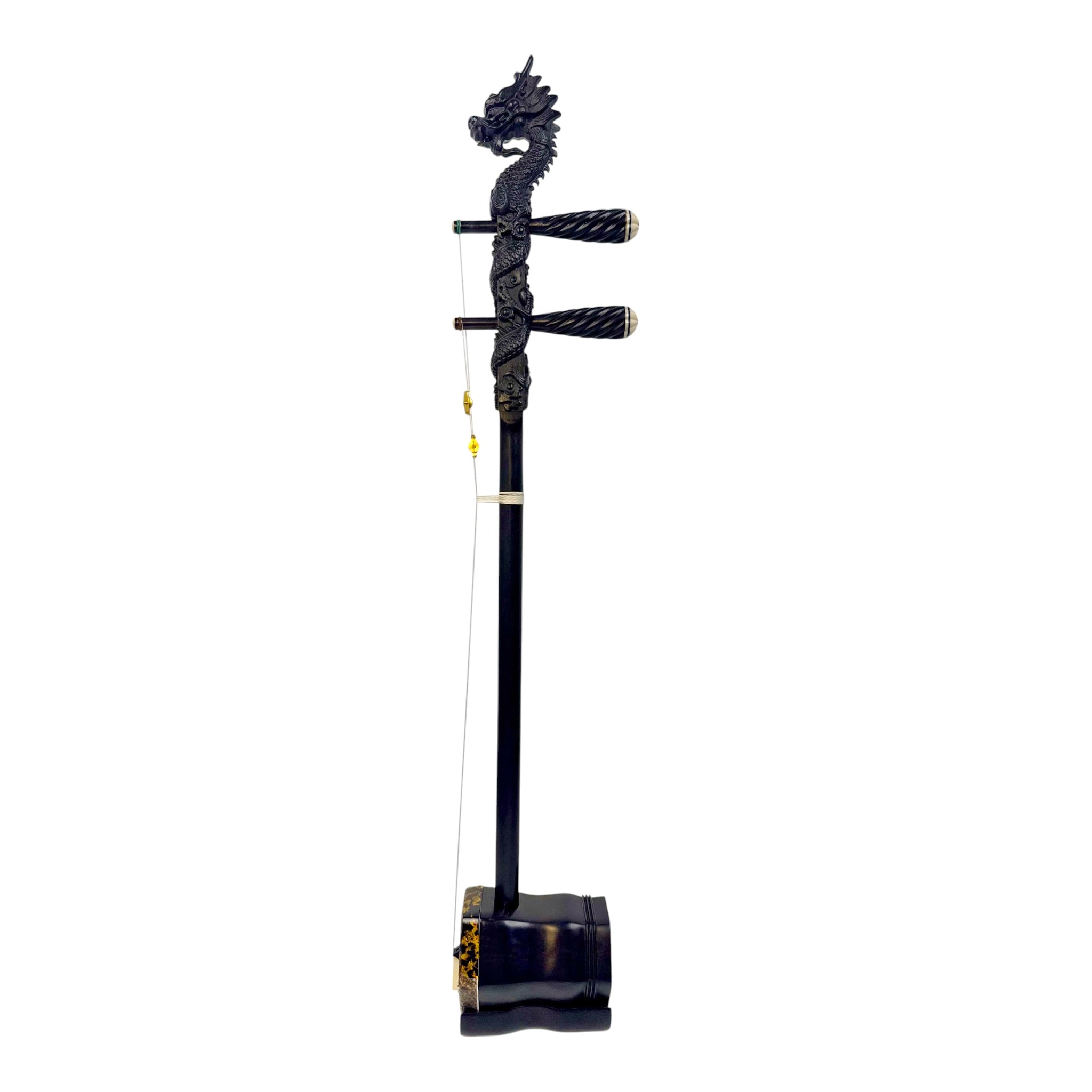 Hua Yin 华音 HY132L1 "Blossom Dragon" Ebony Erhu - Premium Travel Hard Case - Professional Series (Copy)