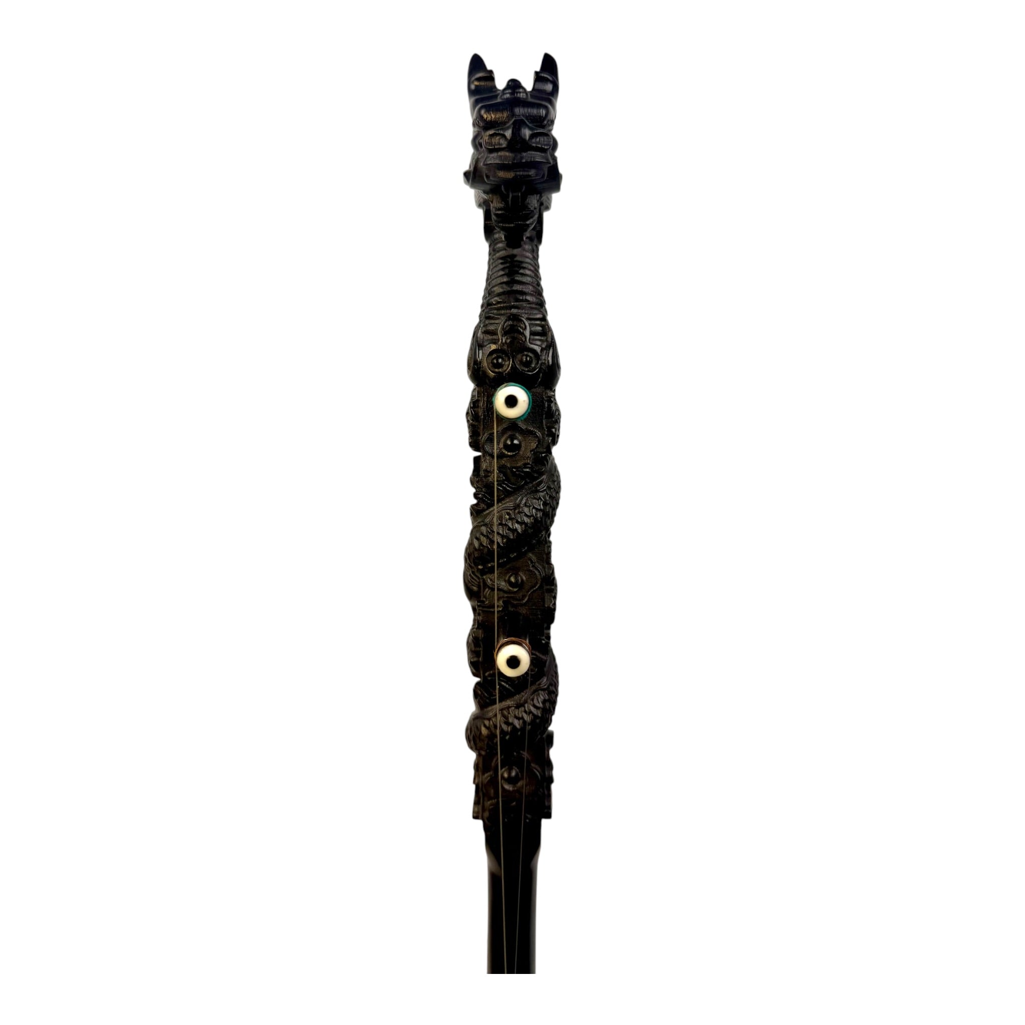 Hua Yin 华音 HY132L1 "Blossom Dragon" Ebony Erhu - Premium Travel Hard Case - Professional Series (Copy)