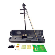 Hua Yin 华音 HY132L2 "Ruyi Dragon" Ebony Erhu - Premium Travel Hard Case - Professional Series