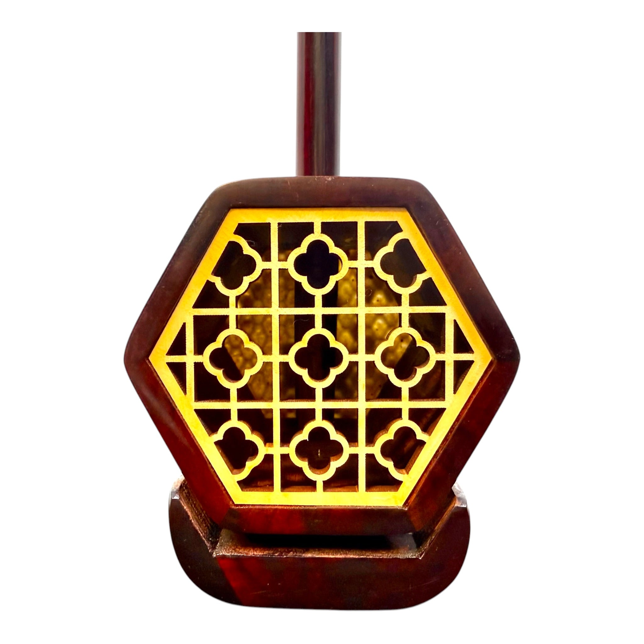 Hua Yin 华音 HY134B "Sunrise Crest" Zitan Sandalwood Erhu - Premium Travel Hard Case - Professional Series
