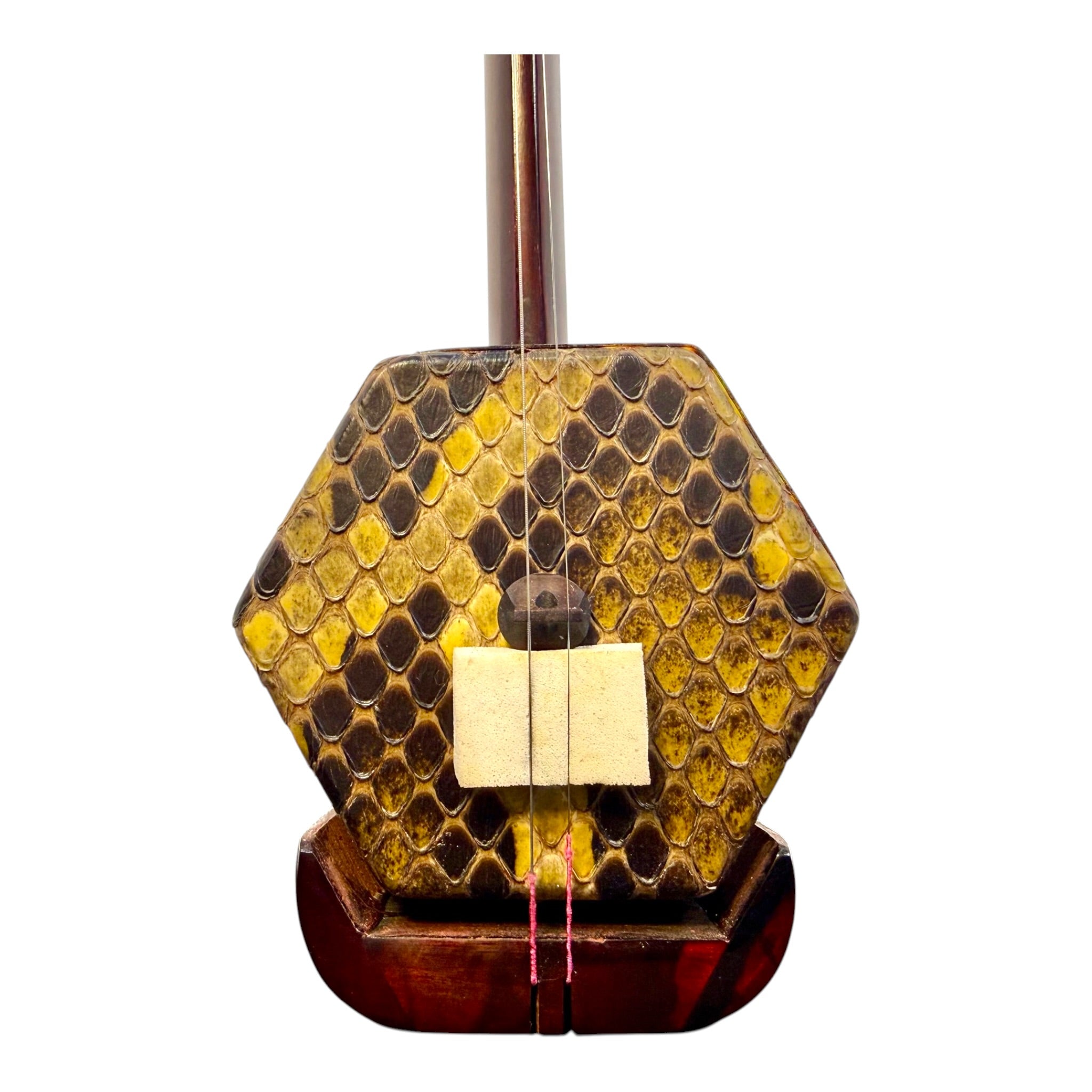 Hua Yin 华音 HY134B "Sunrise Crest" Zitan Sandalwood Erhu - Premium Travel Hard Case - Professional Series
