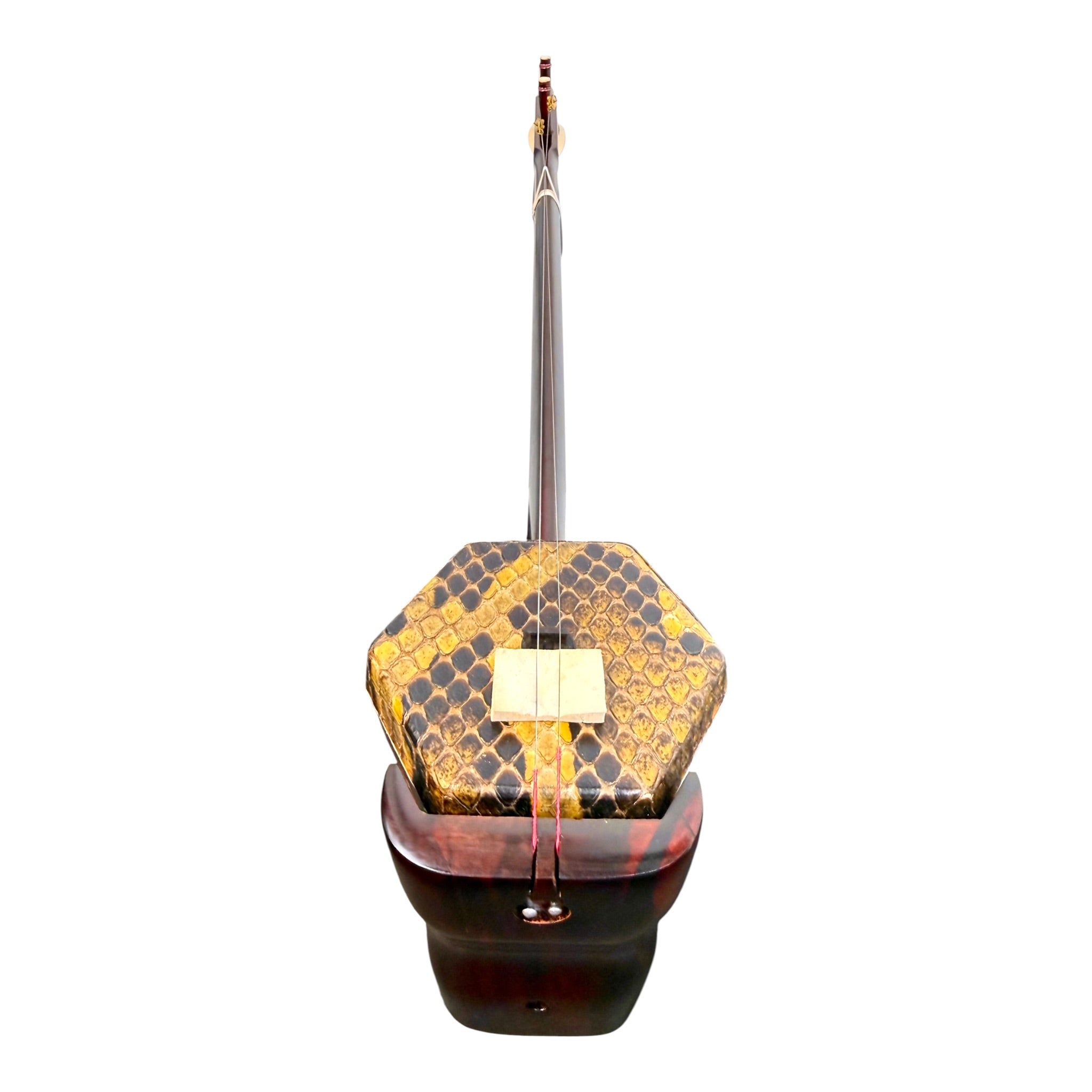Hua Yin 华音 HY134B "Sunrise Crest" Zitan Sandalwood Erhu - Premium Travel Hard Case - Professional Series