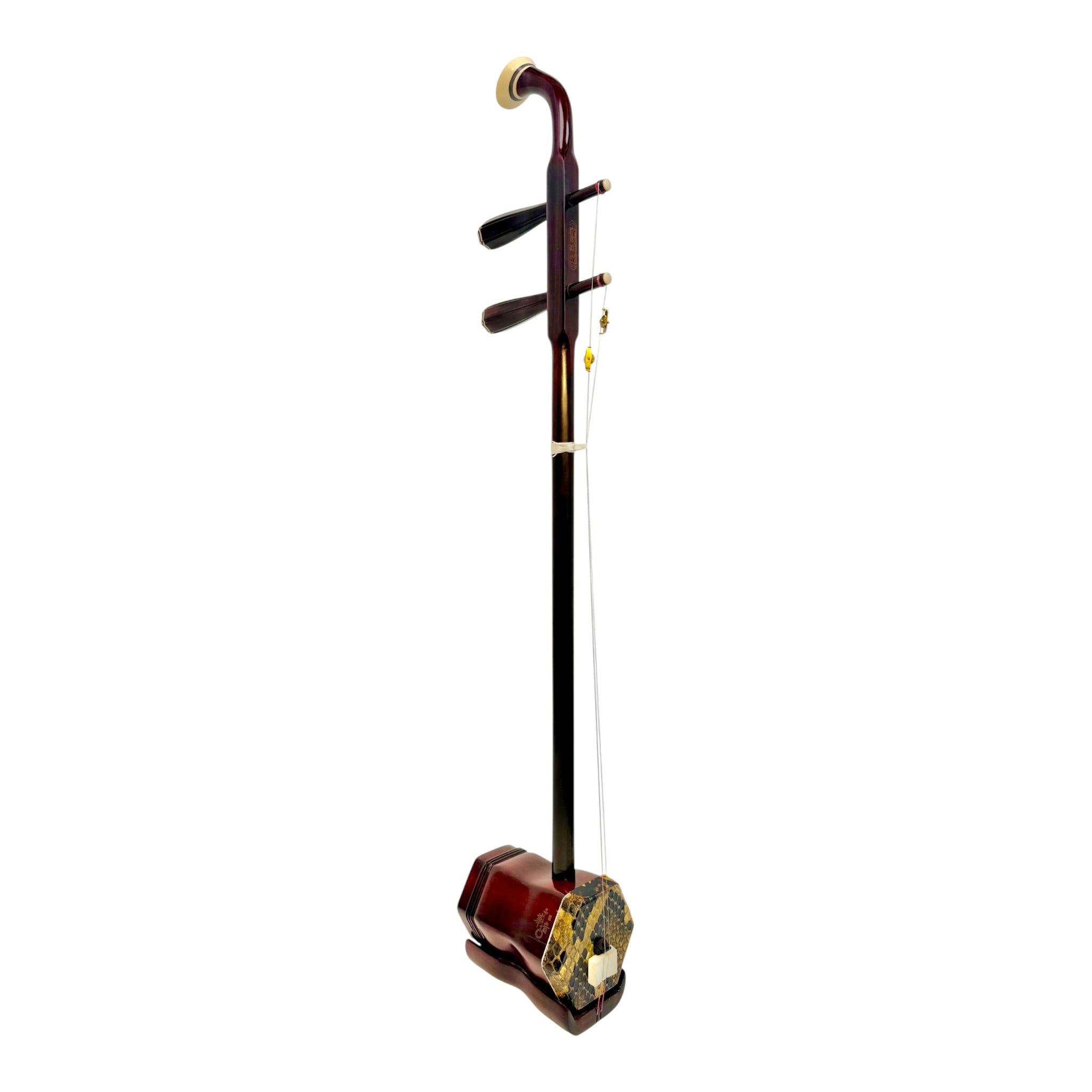 Hua Yin 华音 HY134B "Sunrise Crest" Zitan Sandalwood Erhu - Premium Travel Hard Case - Professional Series