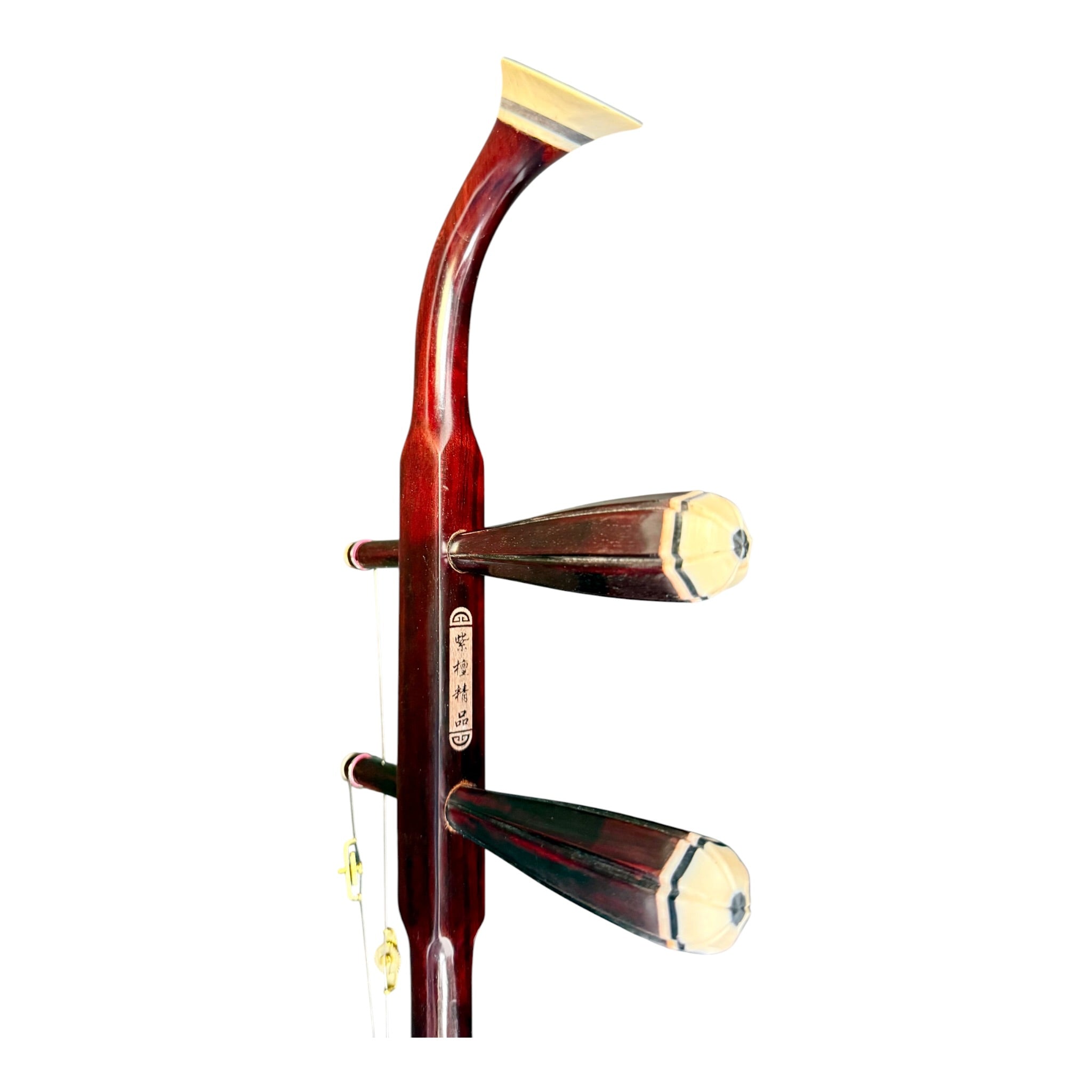 Hua Yin 华音 HY134B "Sunrise Crest" Zitan Sandalwood Erhu - Premium Travel Hard Case - Professional Series