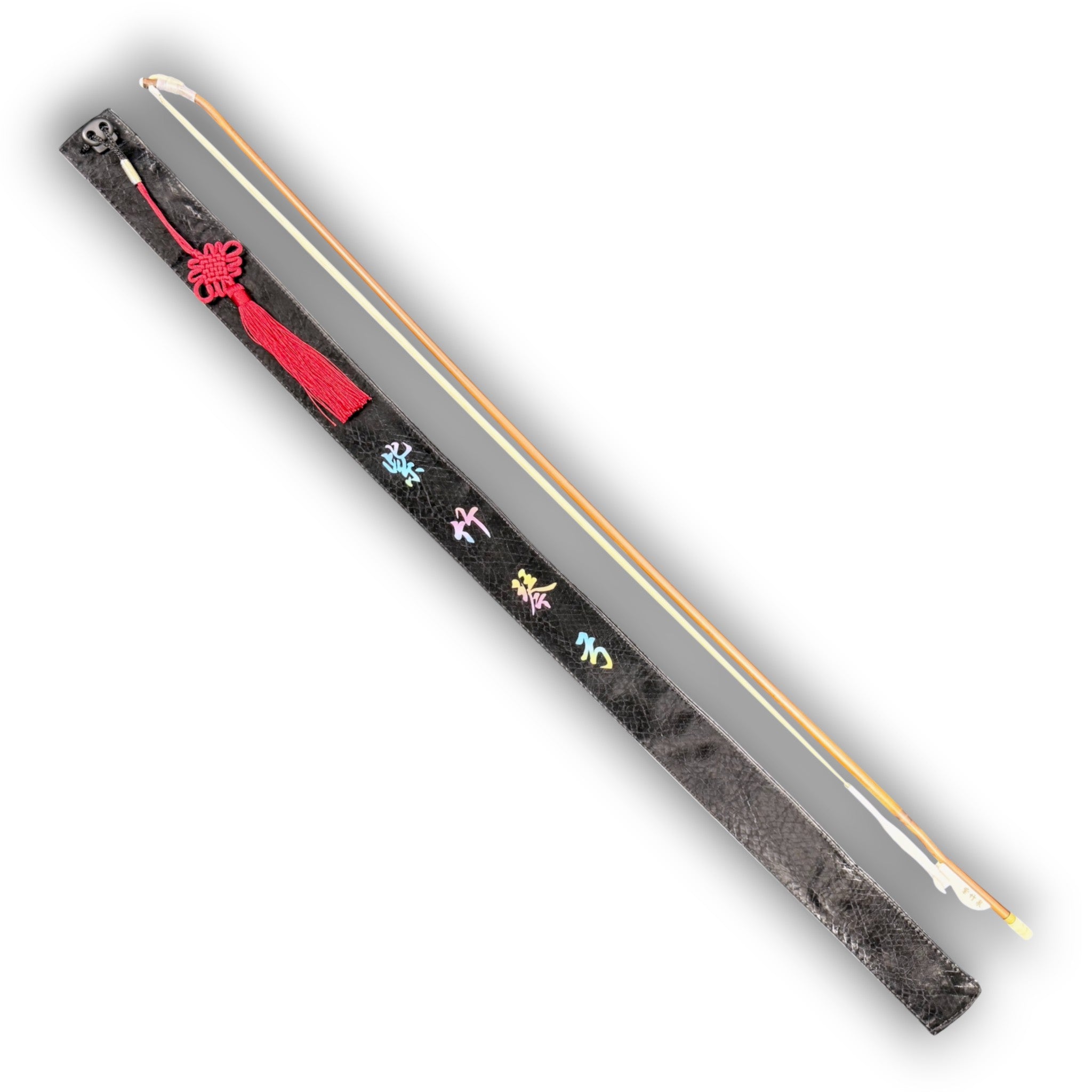 Hua Yin SSB080 Grade 1 Purple Bamboo White Horsehair Erhu Bow