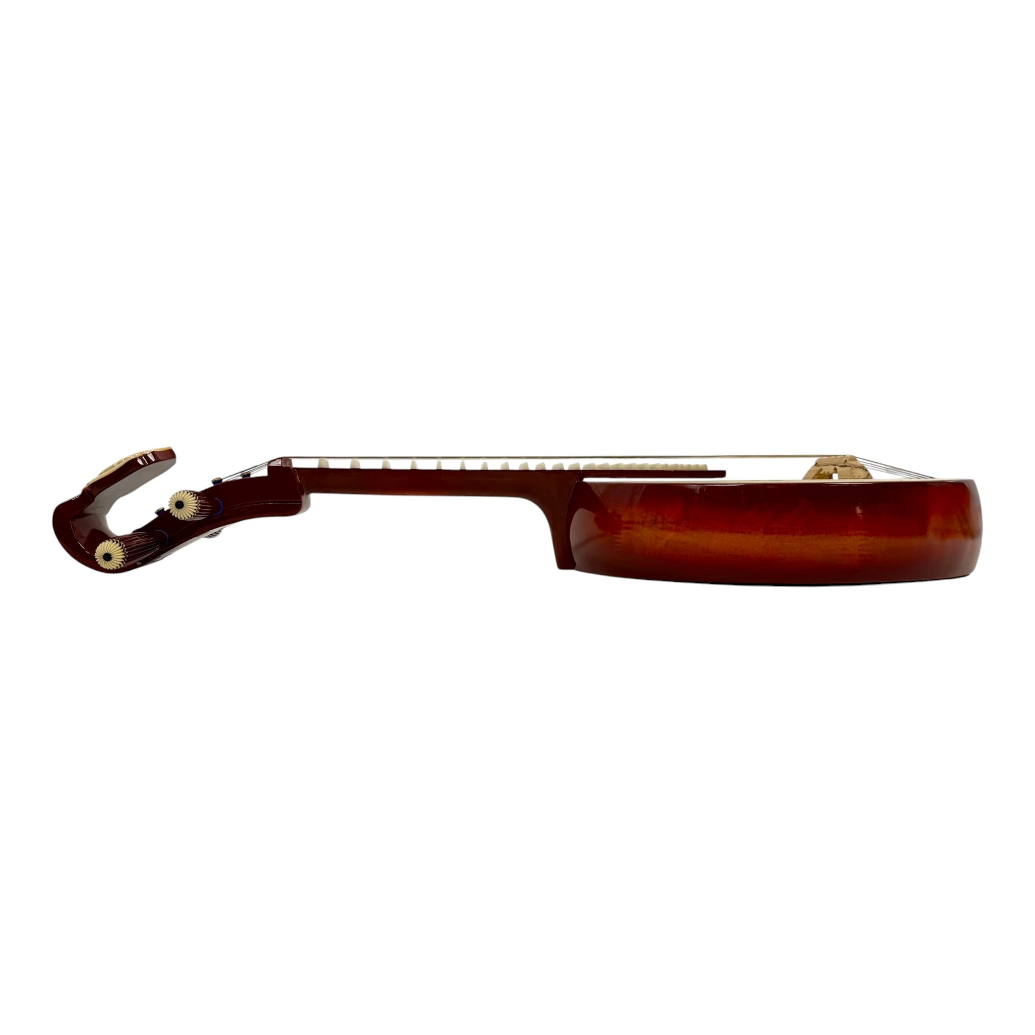 Hua Yin ZR300 Hardwood Zhongruan Chinese Moon Guitar - Traditional 4-String Tenor Ruan for Beginners & Education