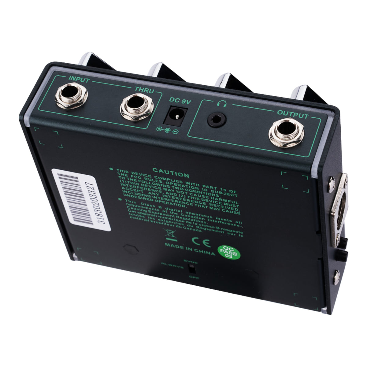 (PREORDER : EST LATE SEPT 2026) Joyo R30 "Tidal Wave" Bass Preamp & DI Pedal for 90's Bass Tone