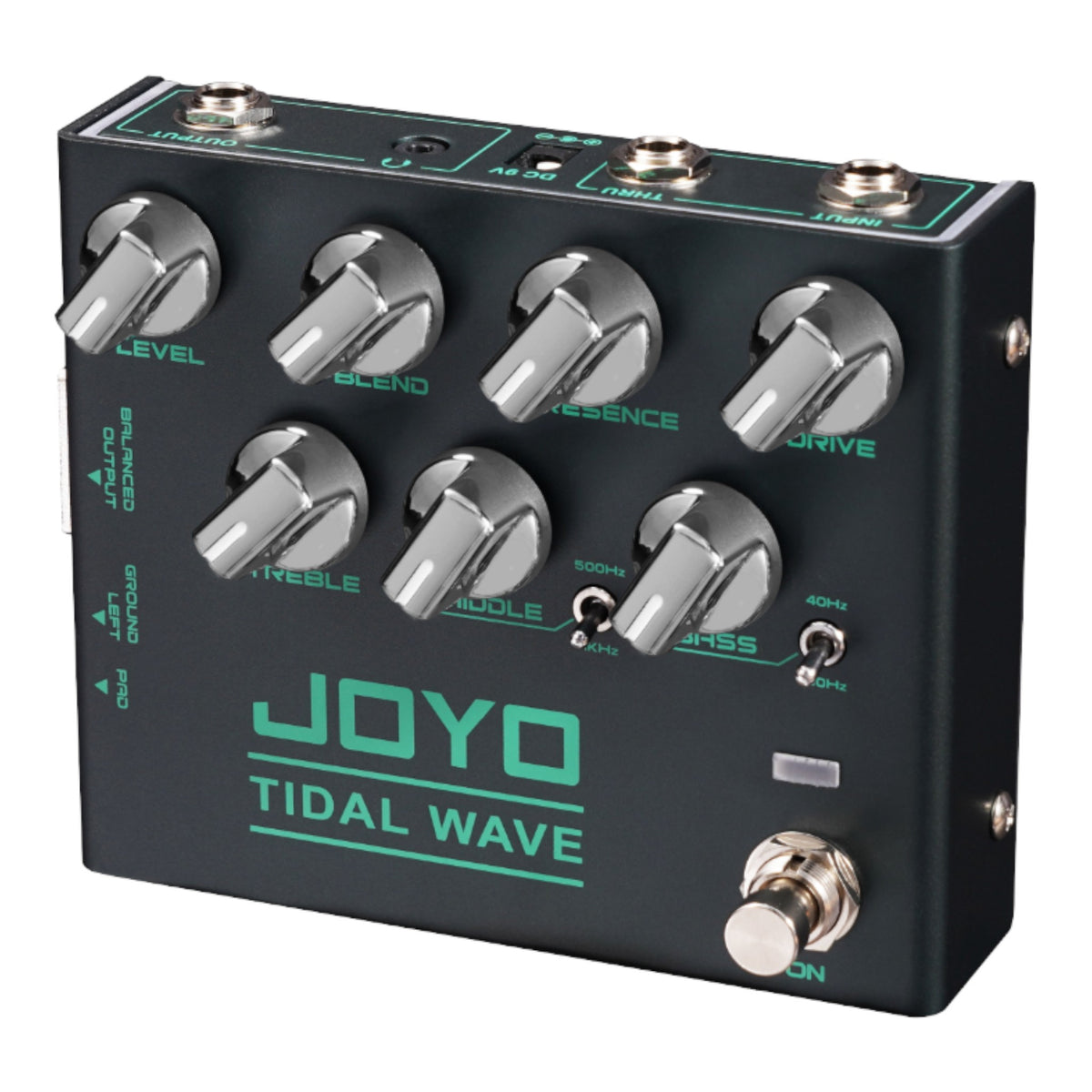 (PREORDER : EST LATE SEPT 2026) Joyo R30 "Tidal Wave" Bass Preamp & DI Pedal for 90's Bass Tone