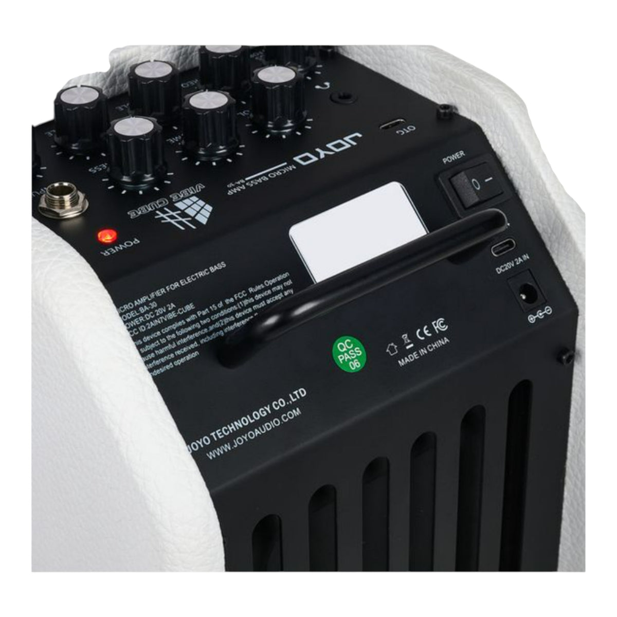 (PREORDER : EST LATE SEPT 2026) Joyo BA30 "Vibe Cube" Lightweight Rechargable 30W Multifunctional Micro Bass Amplifier w/ Bluetooth & OTG