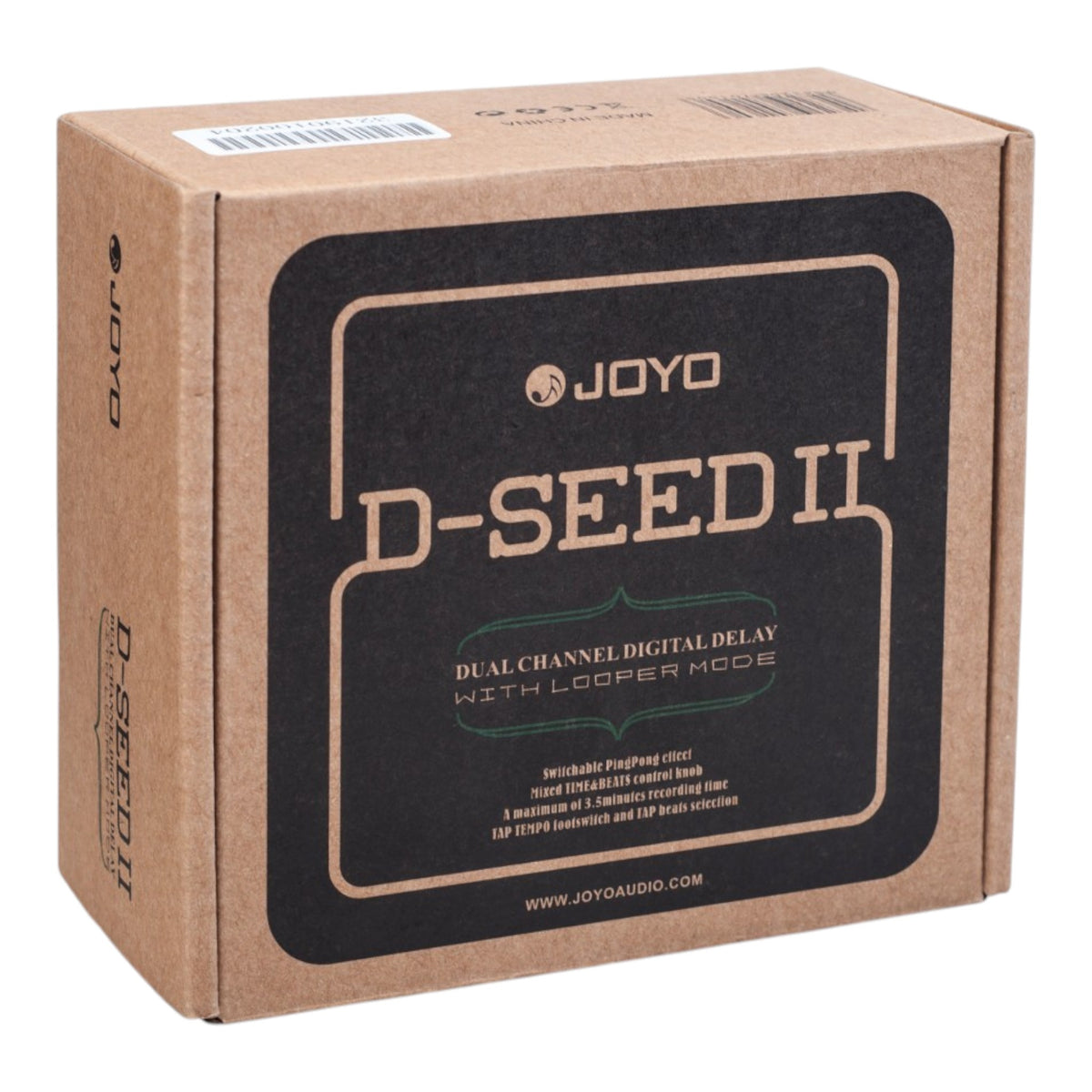 (PREORDER : EST LATE SEPT 2026) Joyo DSEEDII Dual Channel Digital Delay Effect Guitar Pedal w/ Built-In Looper