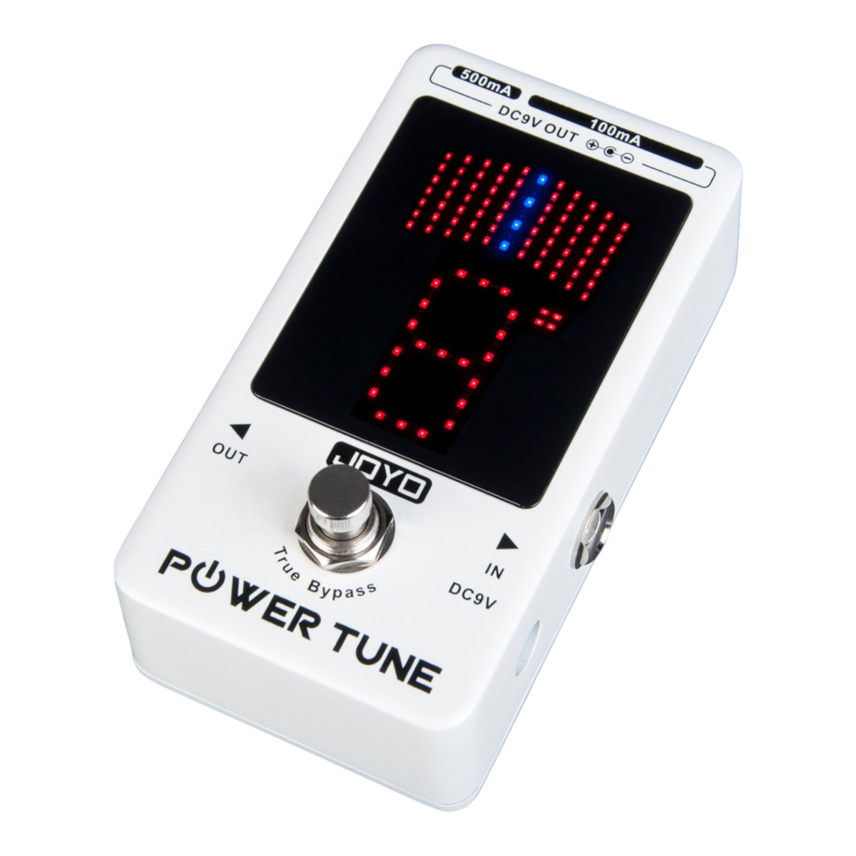 Joyo JF18R "Power Tune" Low-Noise Isolated DC 9V Power Supply & Chromatic Tuner Pedal