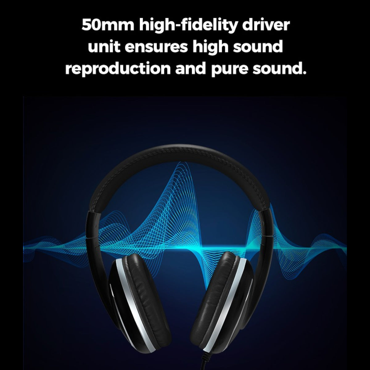 (PREORDER : EST LATE SEPT 2026) Joyo JMH04 Studio Monitor Over-Ear Headphones w/ 50mm High-Fidelity Drivers