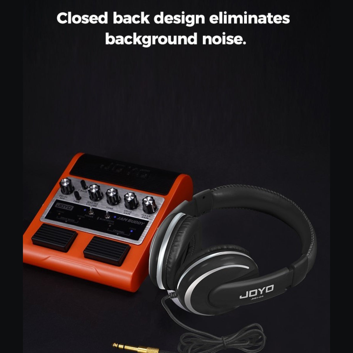 (PREORDER : EST LATE SEPT 2026) Joyo JMH04 Studio Monitor Over-Ear Headphones w/ 50mm High-Fidelity Drivers