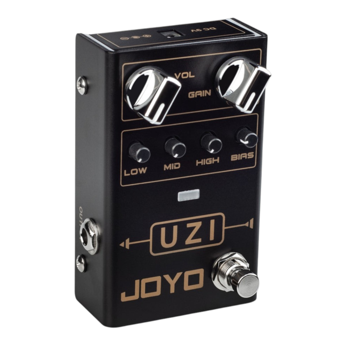 (PREORDER : EST LATE SEPT 2026) Joyo R03 "Uzi" High-Gain Heavy Distortion Effects Pedal w/ Bias Control