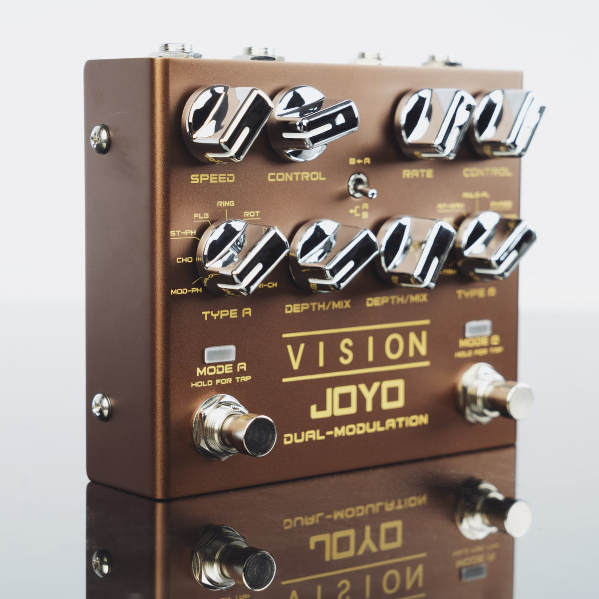 (PREORDER : EST LATE SEPT 2026) Joyo R09 "Vision" Dual Channel Modulation Effects Pedal w/ Tap Tempo