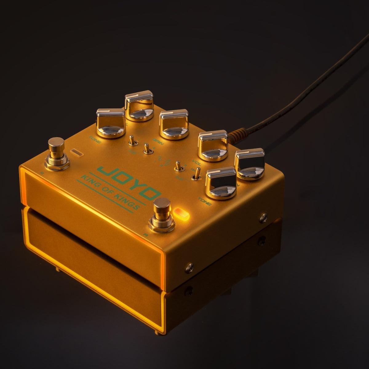 (PREORDER : EST LATE SEPT 2026) Joyo R20 "King of Kings" Dual Channel Vintage-Style Overdrive Effects Pedal w/ Diode Clipping
