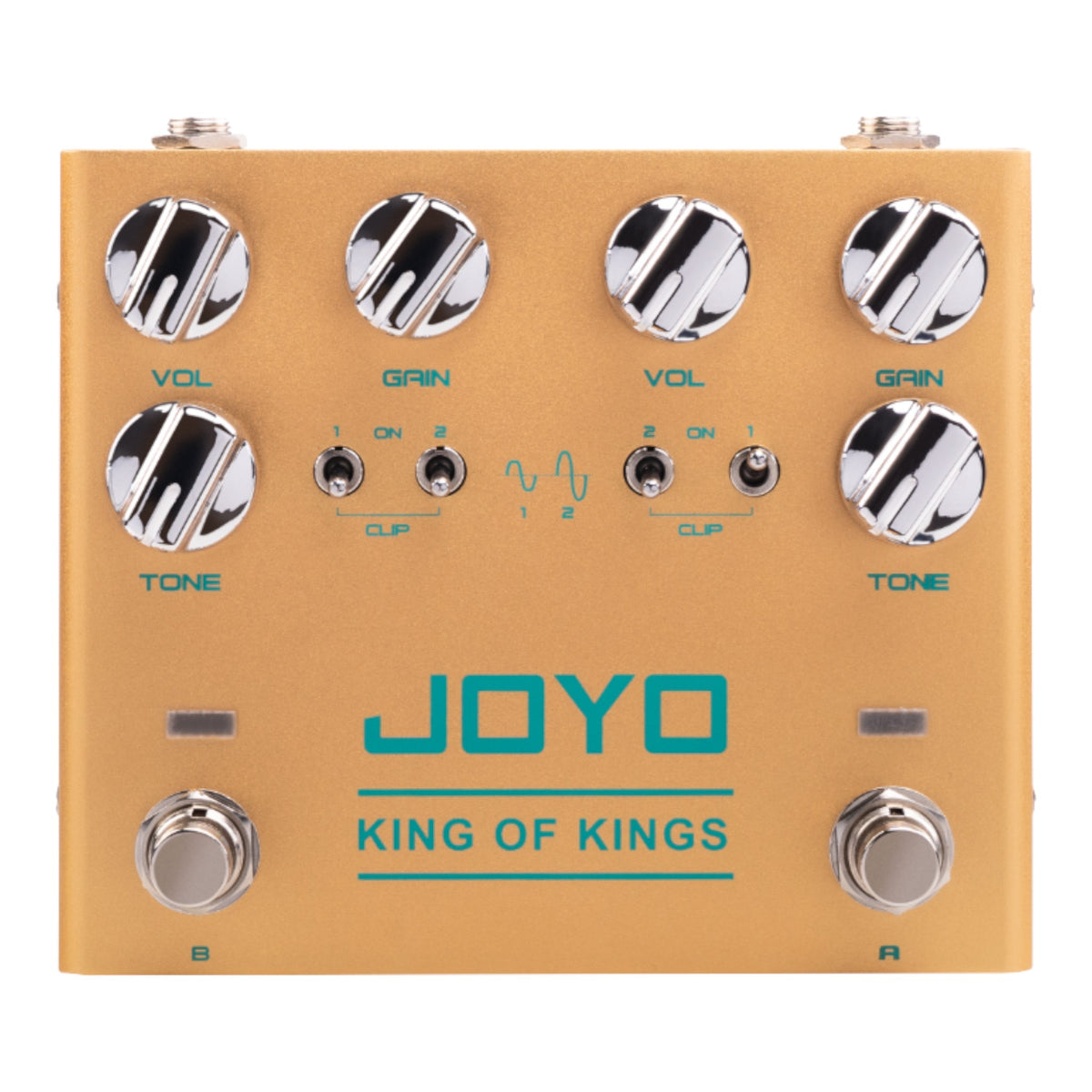 (PREORDER : EST LATE SEPT 2026) Joyo R20 "King of Kings" Dual Channel Vintage-Style Overdrive Effects Pedal w/ Diode Clipping