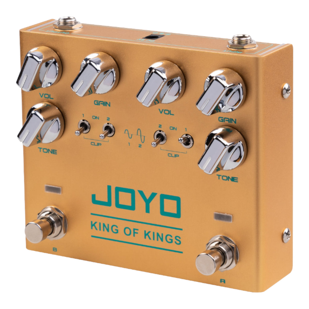(PREORDER : EST LATE SEPT 2026) Joyo R20 "King of Kings" Dual Channel Vintage-Style Overdrive Effects Pedal w/ Diode Clipping