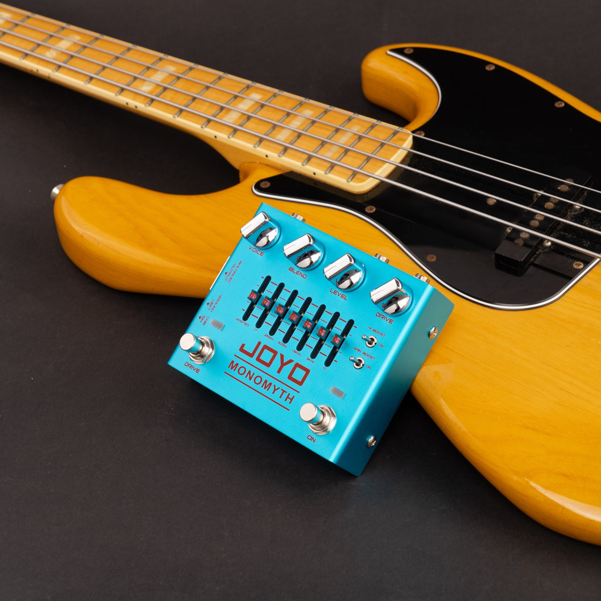 (PREORDER : EST LATE SEPT 2026) Joyo R26 "Monomyth" Dual Channel 6-Band EQ Bass Preamp & DI Pedal w/ Overdrive
