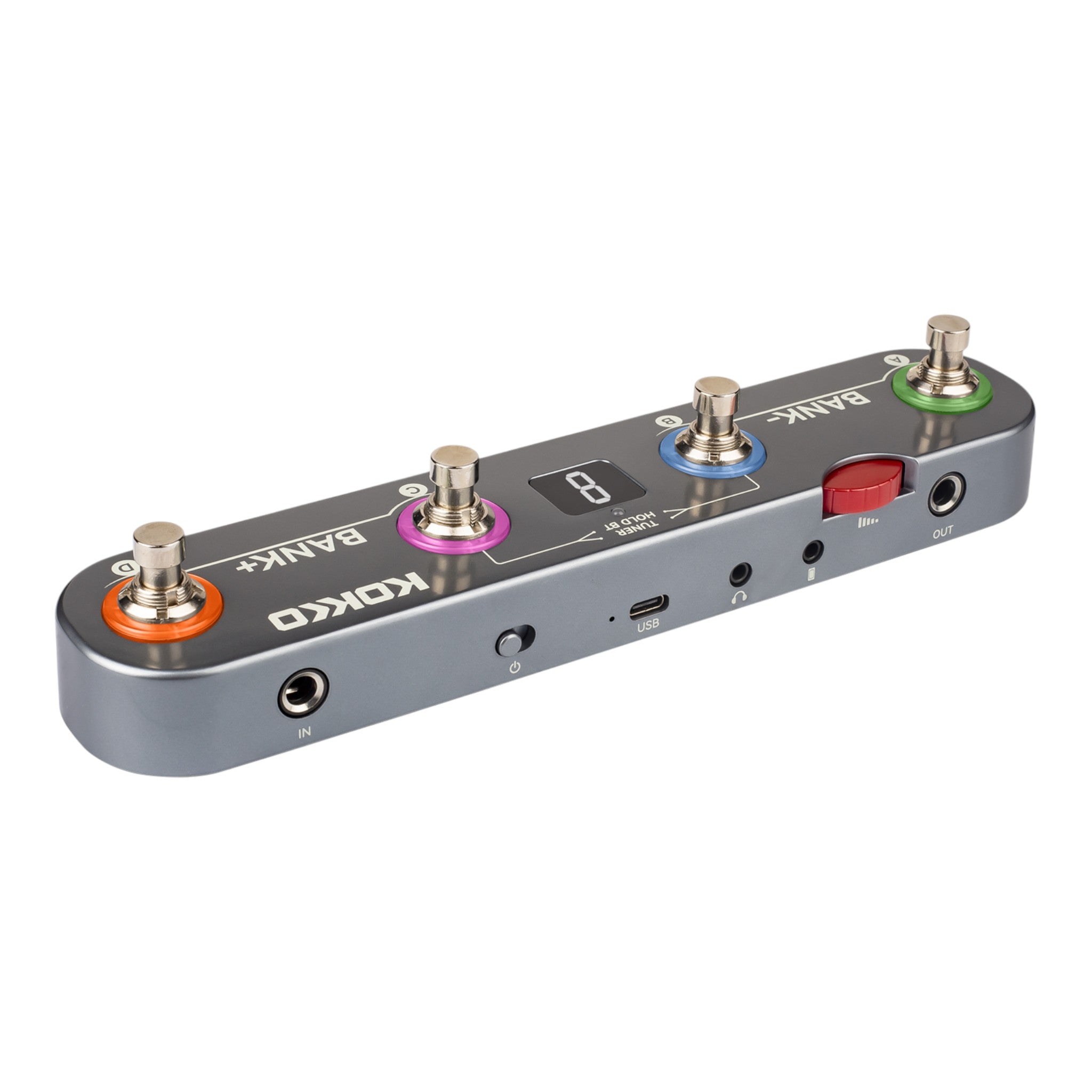 (PREORDER: MID OCT 2026) Kokko KE1 Multi-Functional Portable Guitar Effects Processor Pedal w/ Amp and IR Cab Simulations & USB Audio Interface