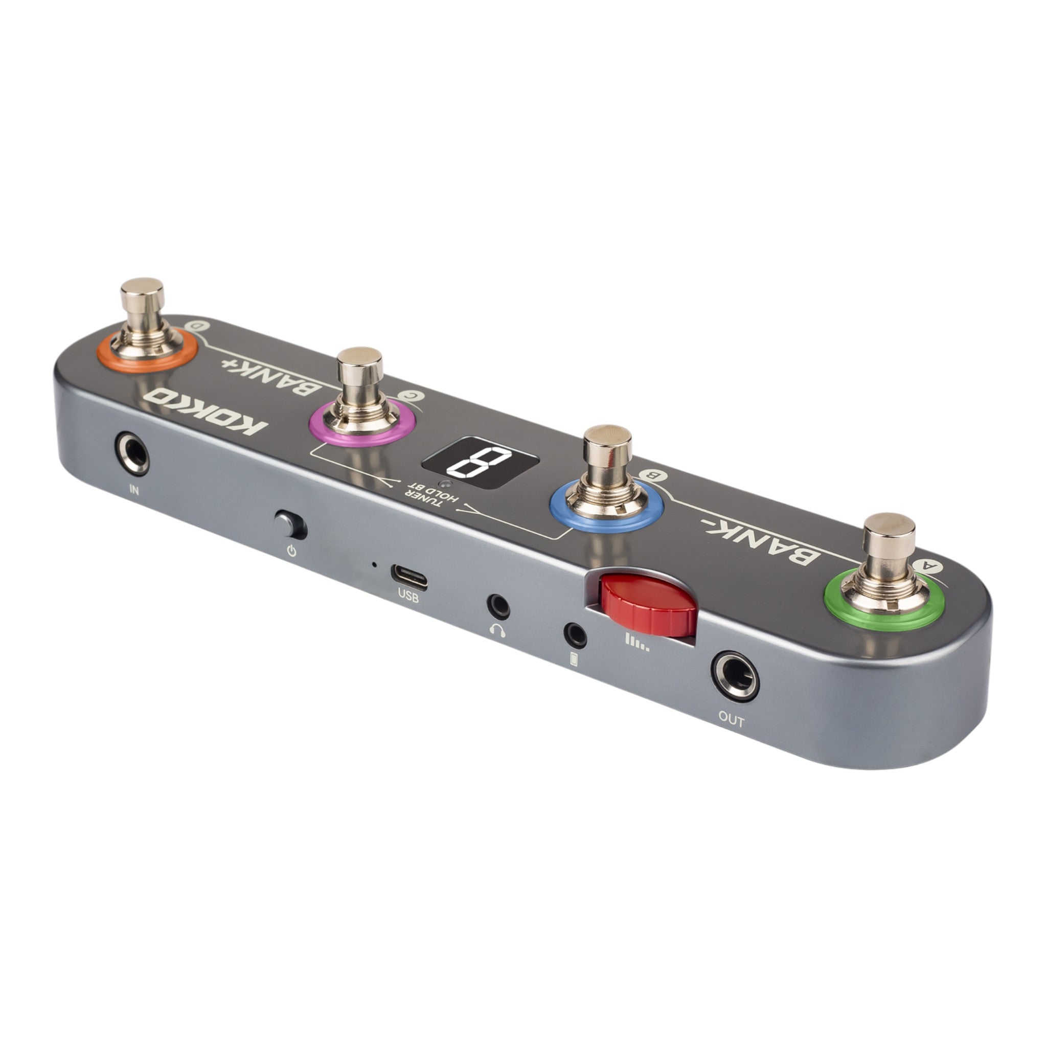 (PREORDER: MID OCT 2026) Kokko KE1 Multi-Functional Portable Guitar Effects Processor Pedal w/ Amp and IR Cab Simulations & USB Audio Interface