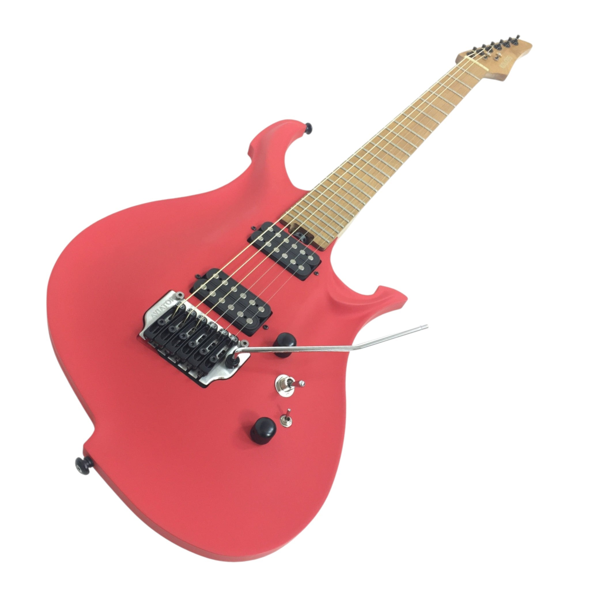 Koloss GT640MRD Red Electric Guitar with Aluminum Body